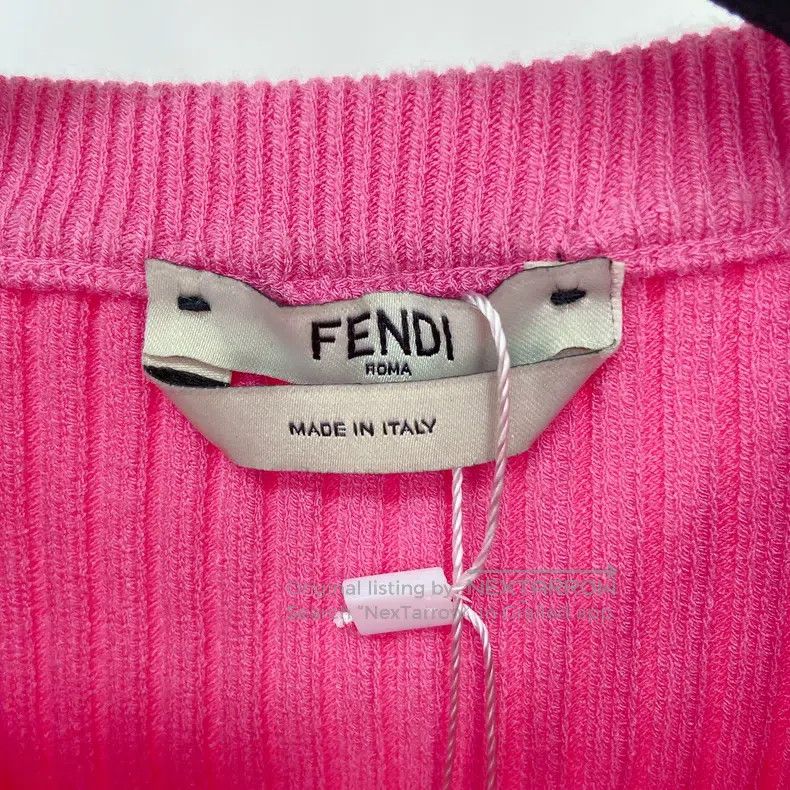 Fendi Fendi Pink Knit Top Size XS / US 0-2 / IT 36-38 - 5 Thumbnail