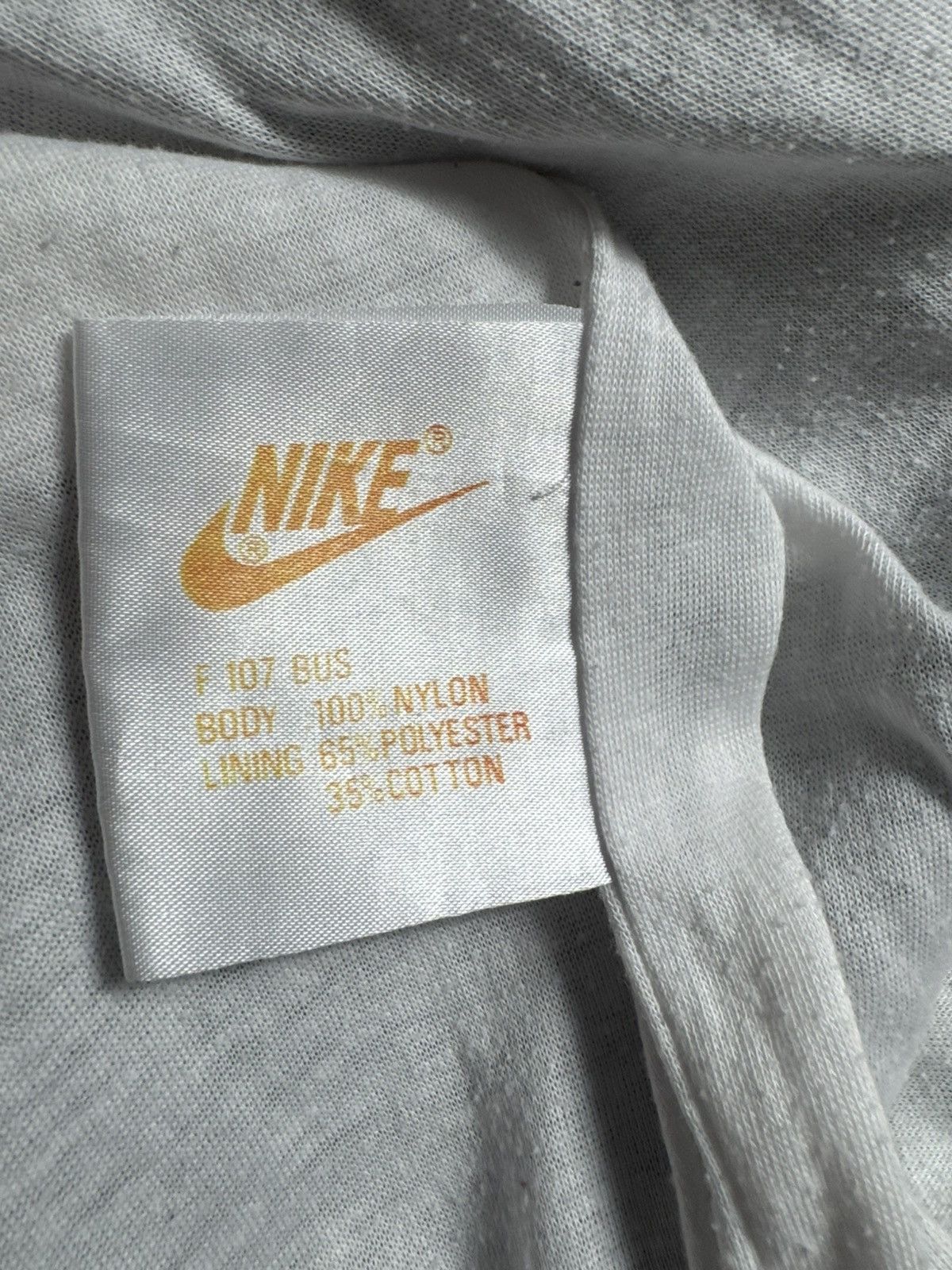 Nike Nike Vintage 80’s Nylon Light Jacket Swoosh Size XL Size US XL / EU 56 / 4 - 8 Thumbnail