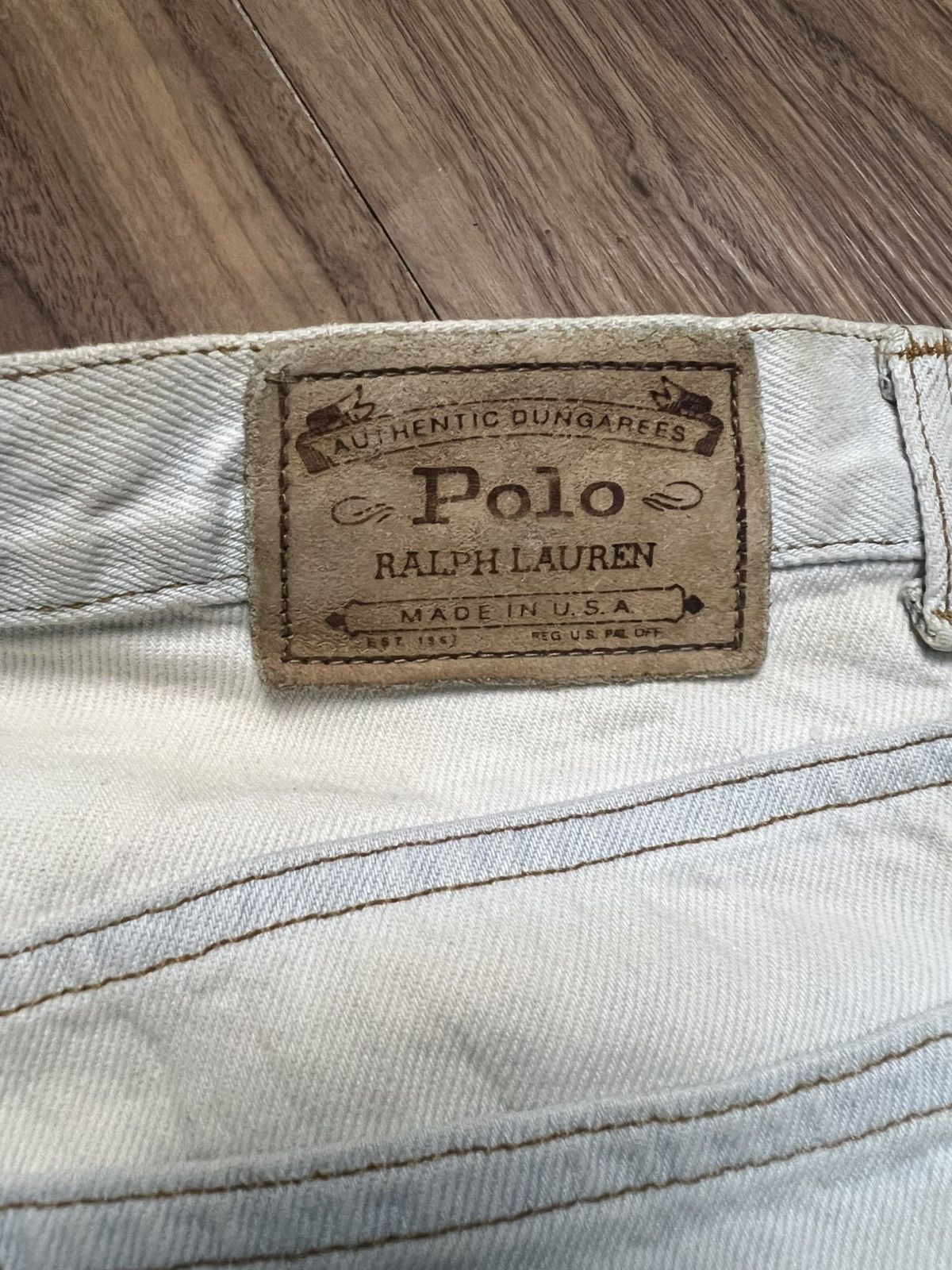 Polo Ralph Lauren Polo Ralph Lauren Denim Jeans Made in USA 90s Style (43) Size US 31 - 15 Thumbnail