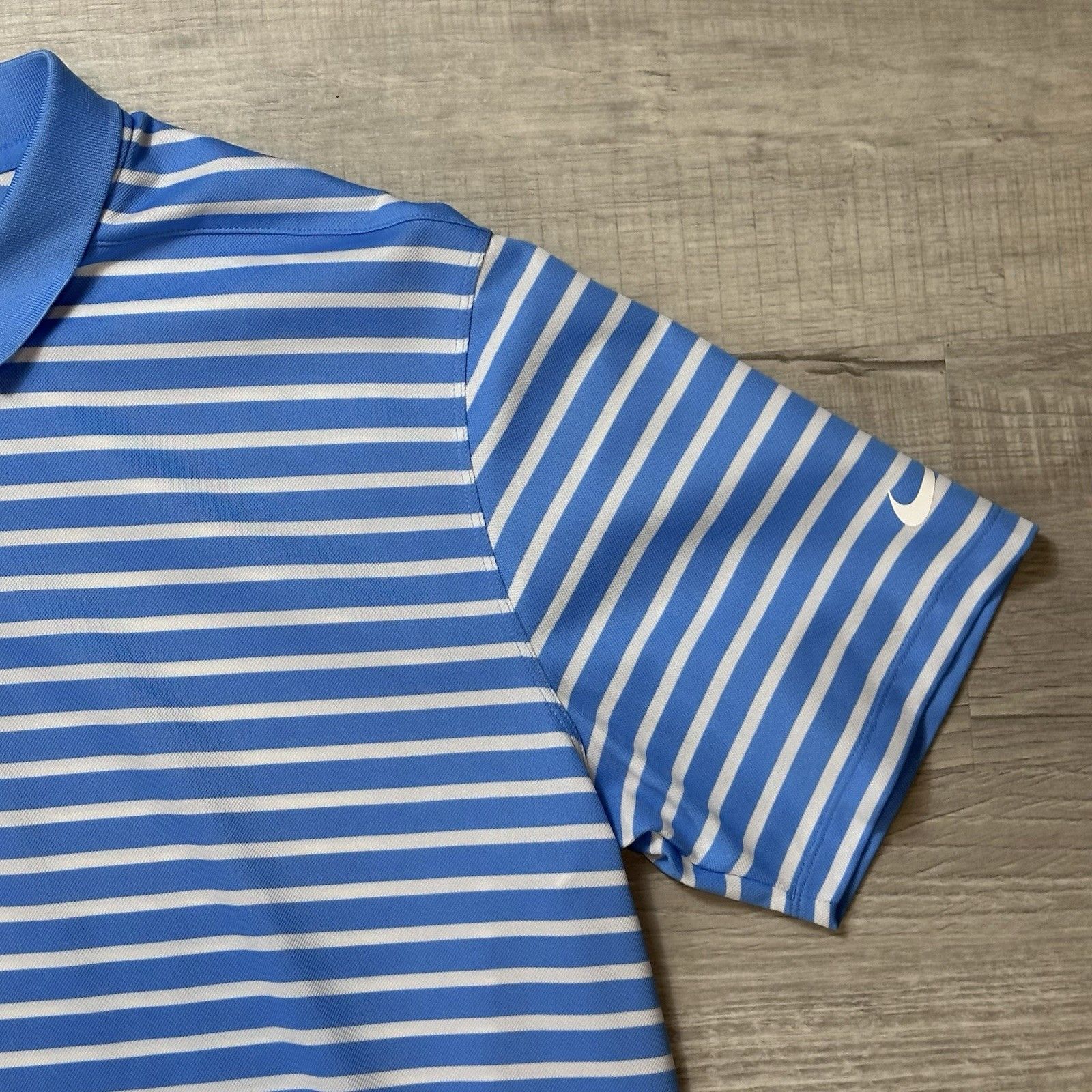 Nike Nike Men's Dri-fit Striped Golf Polo University Blue Size XL Size US XL / EU 56 / 4 - 4 Thumbnail
