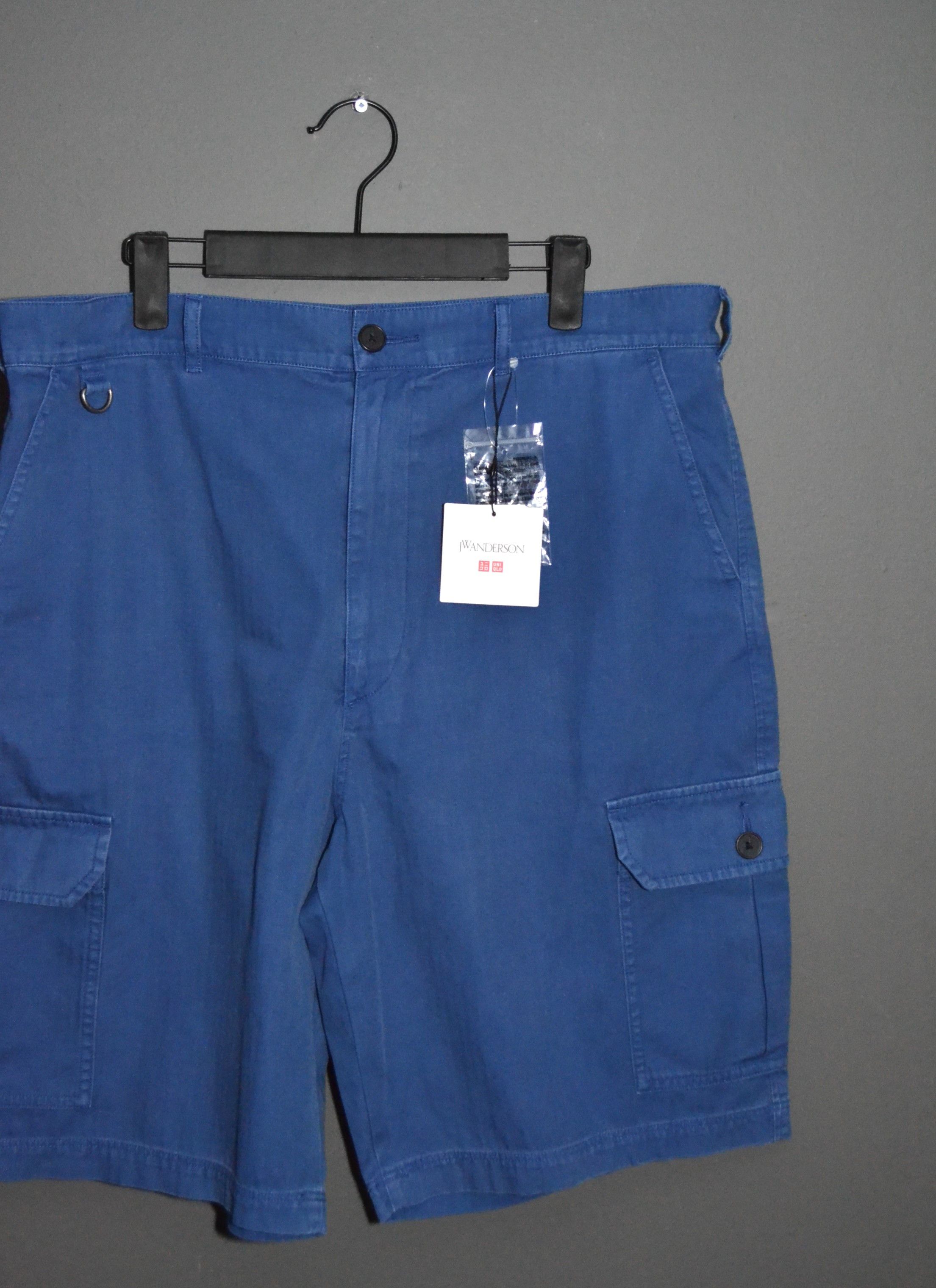 JW Anderson × Uniqlo J.W. Anderson Cargo Shorts Twill Cotton NEW L Size US 34 / EU 50 - 1 Thumbnail