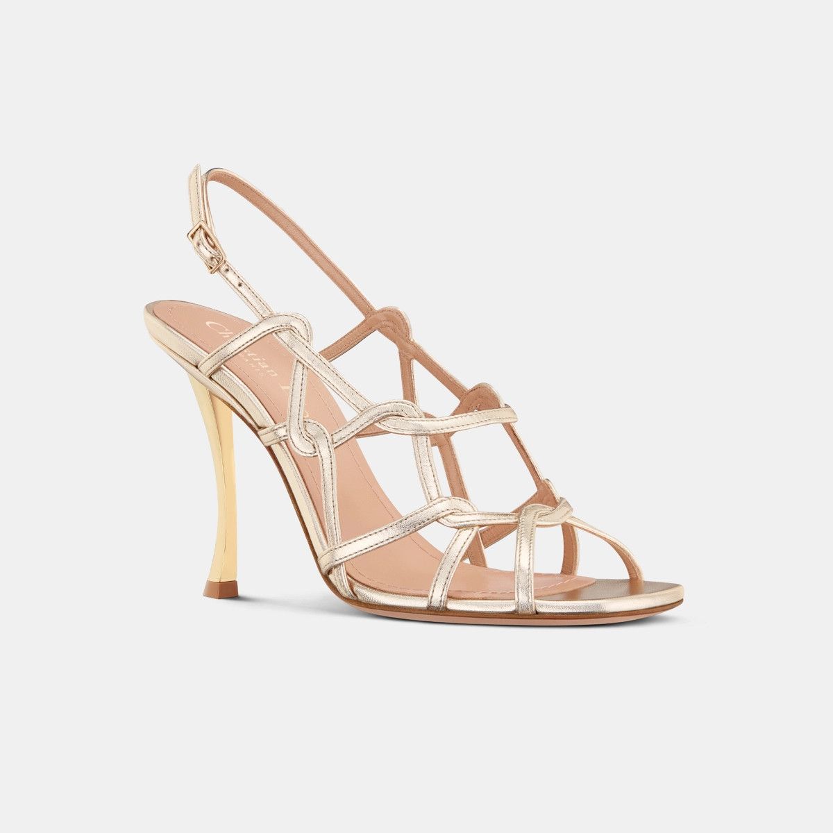 o1bcso1str0524 Heeled Sandals in Golden