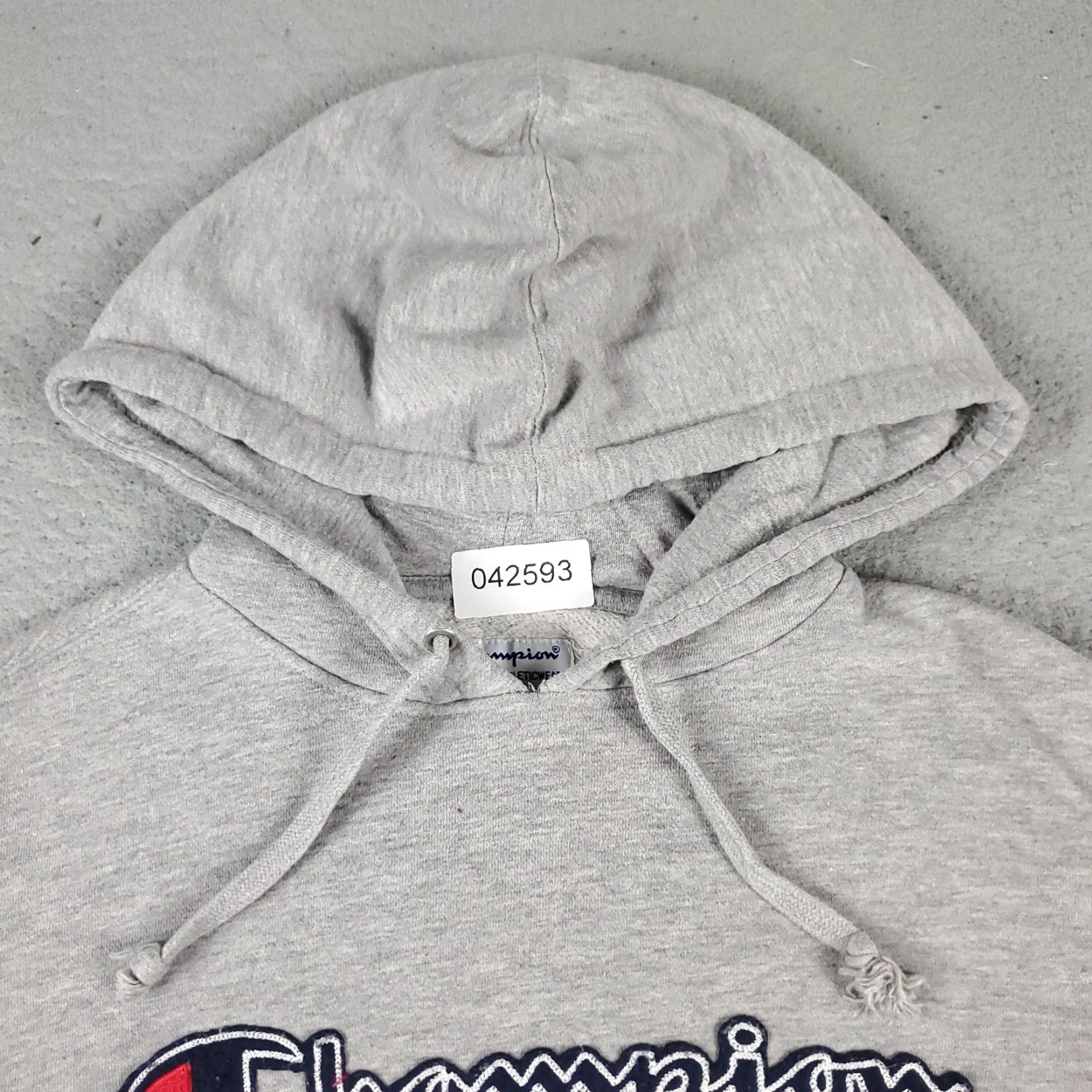 Champion Champion Gray Hoodie Pullover Sweatshirt Mens Small Size US S / EU 44-46 / 1 - 3 Thumbnail