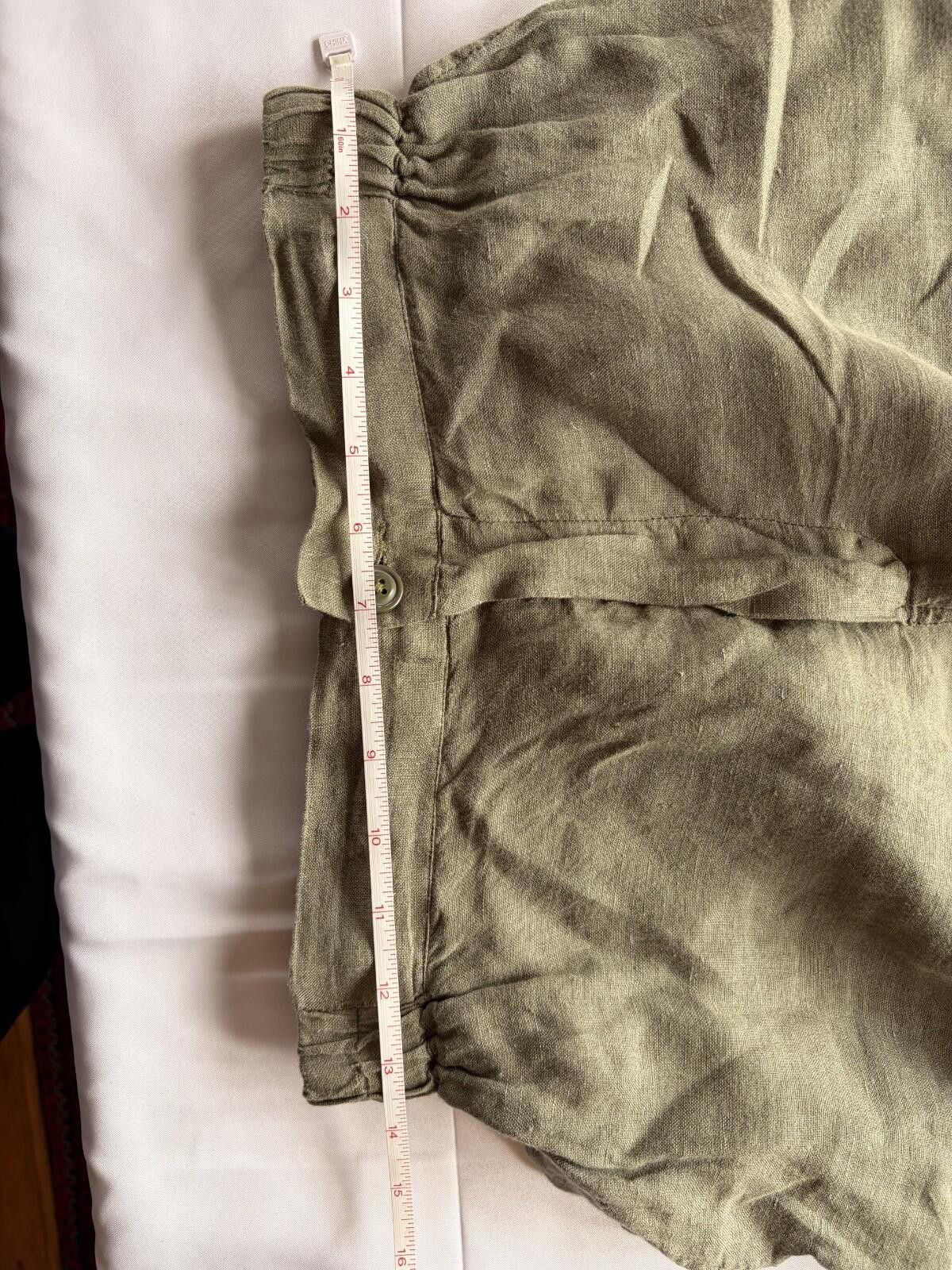 Other Ripa Ripa Green Linen Pants - Size M - Anacapri - Altered Size US 32 / EU 48 - 9 Thumbnail
