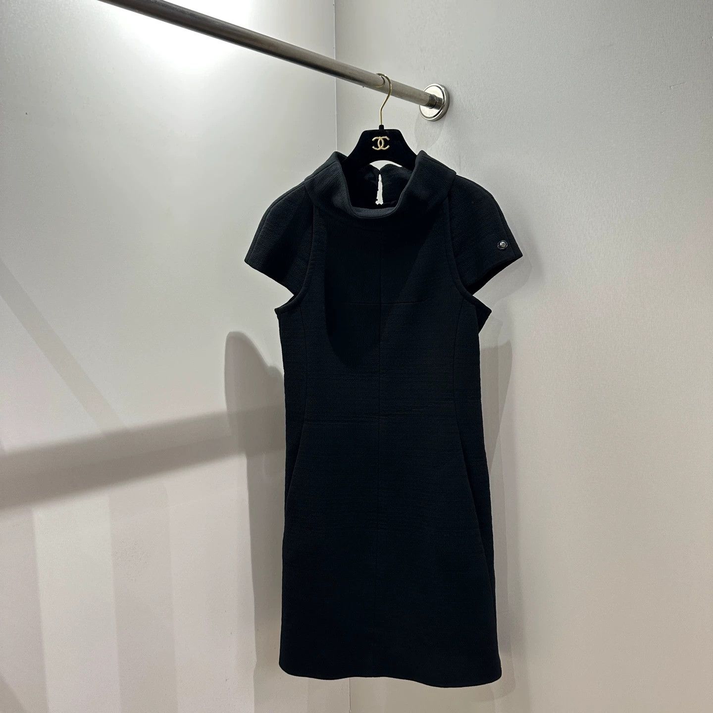 Chanel Chanel may251 stand collar knit short sleeve dress 36 Size XS / US 0-2 / IT 36-38 - 1 Thumbnail