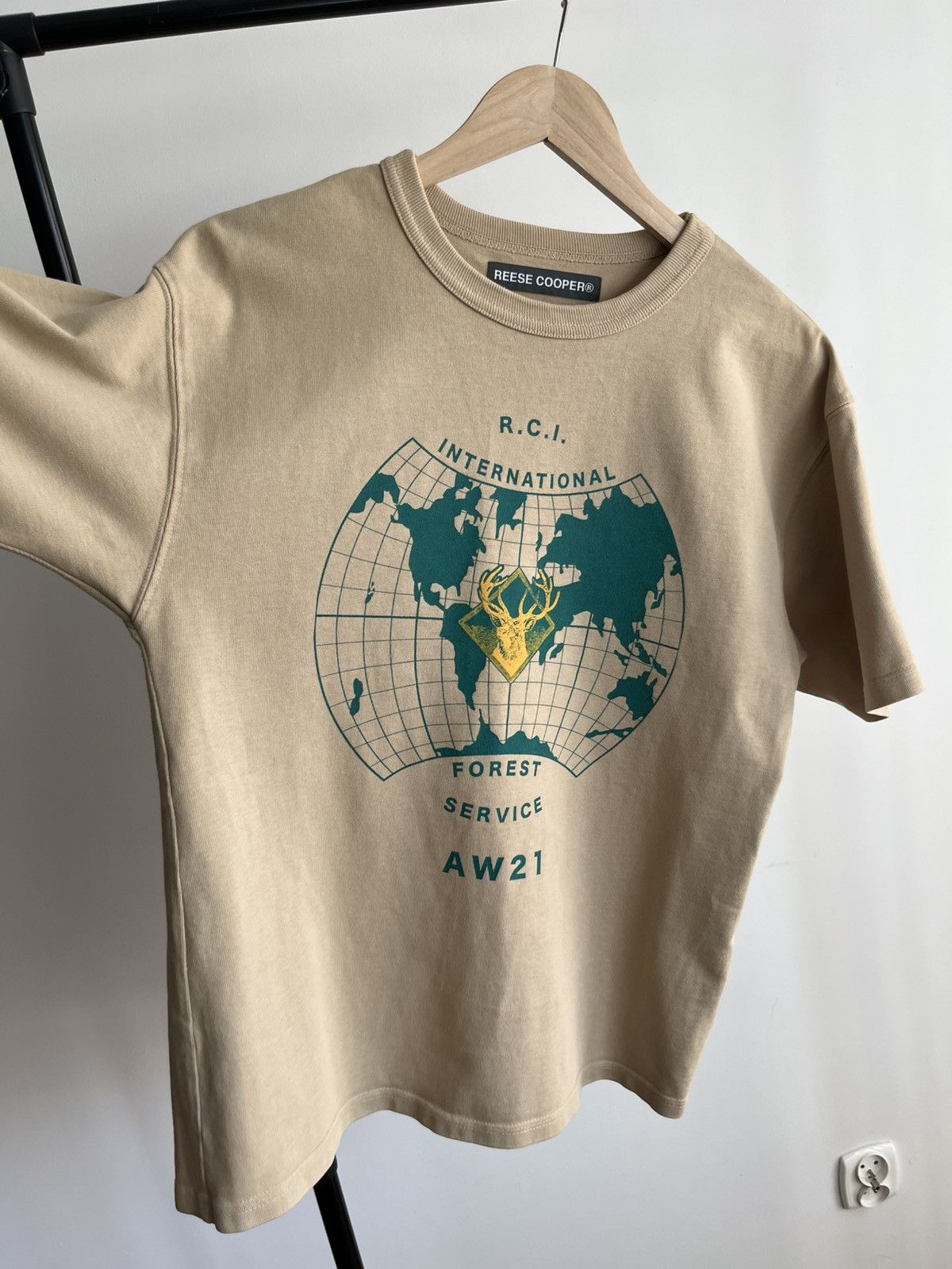Reese Cooper Reese Cooper AW21 “Pyrophyte” print t-shirt Size US M / EU 48-50 / 2 - 5 Thumbnail