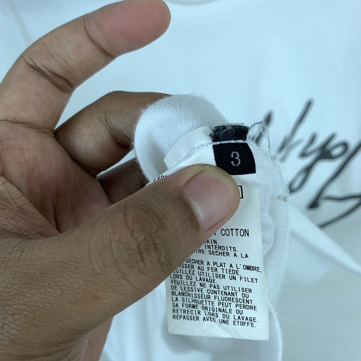Ground Y Yohji Yamamoto Signature Ground Y Tshirt Size US M / EU 48-50 / 2 - 4 Thumbnail