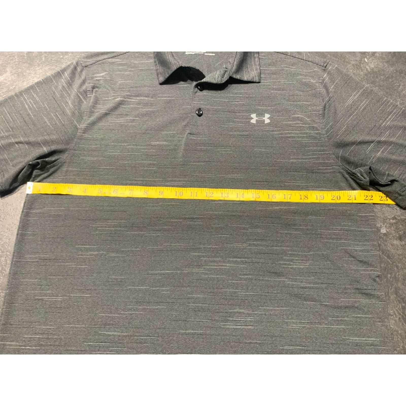 Under Armour VINTAGE Under Armour Gray Polo Shirt Men’s Large L Short Sleeve Golf Casual Size US L / EU 52-54 / 3 - 6 Thumbnail