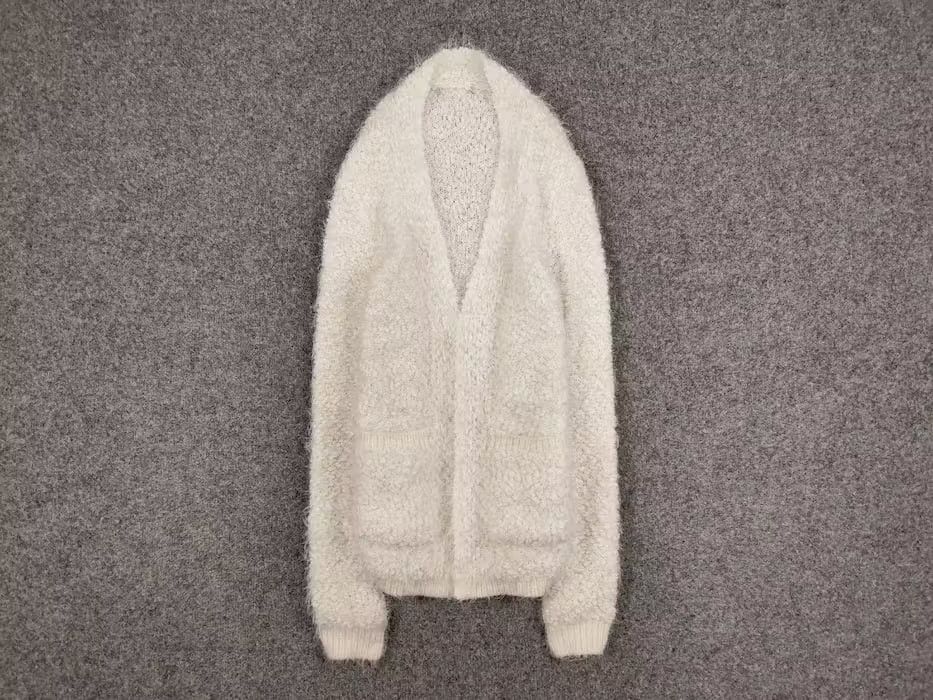 Japanese Brand Rare Vintage Japanese Cardigan Mohair Style Fuzzy Sweater Size L / US 10 / IT 46 - 1 Thumbnail