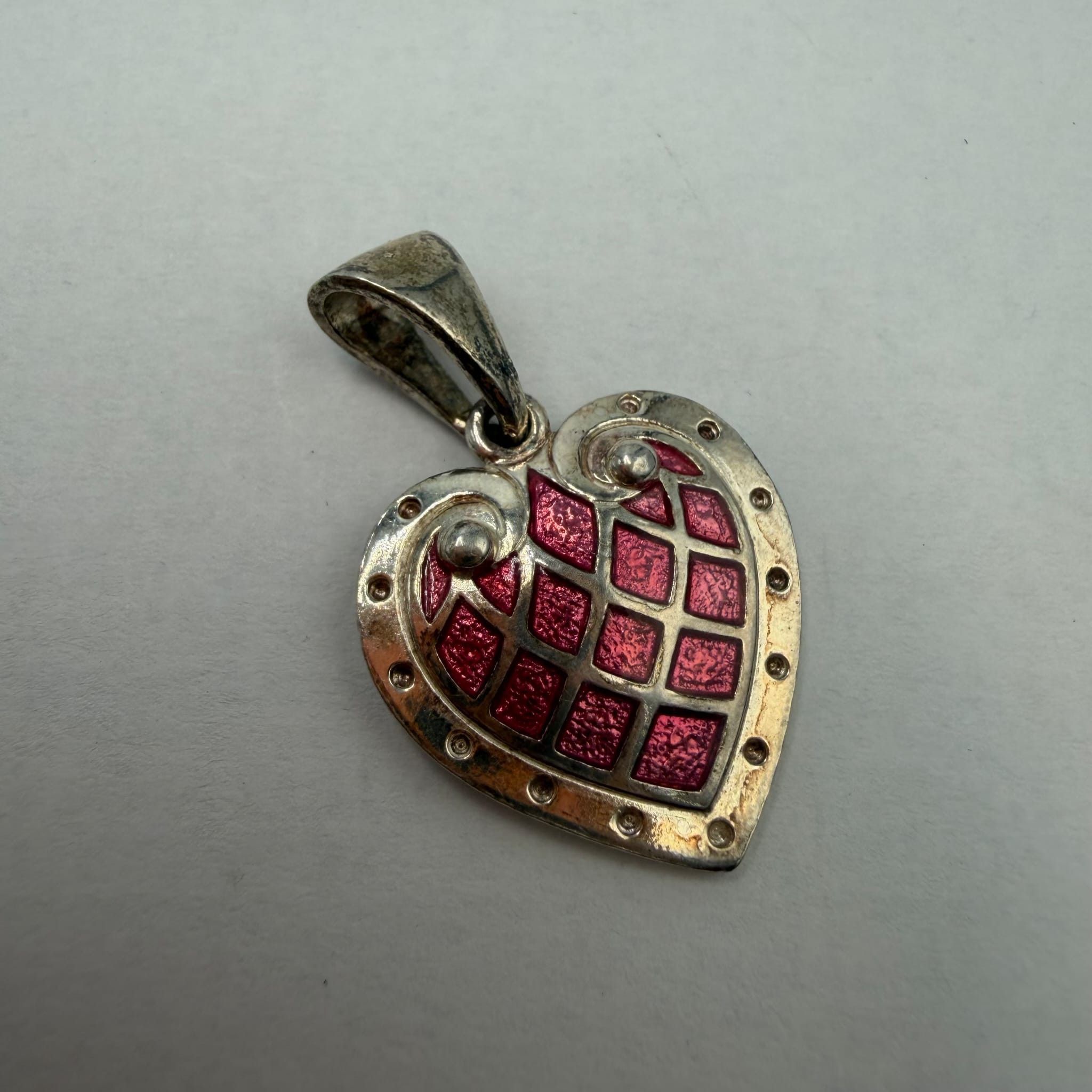 Sterling Silver vintage heart pendant crafted from genuine sterling silver Size ONE SIZE - 5 Thumbnail