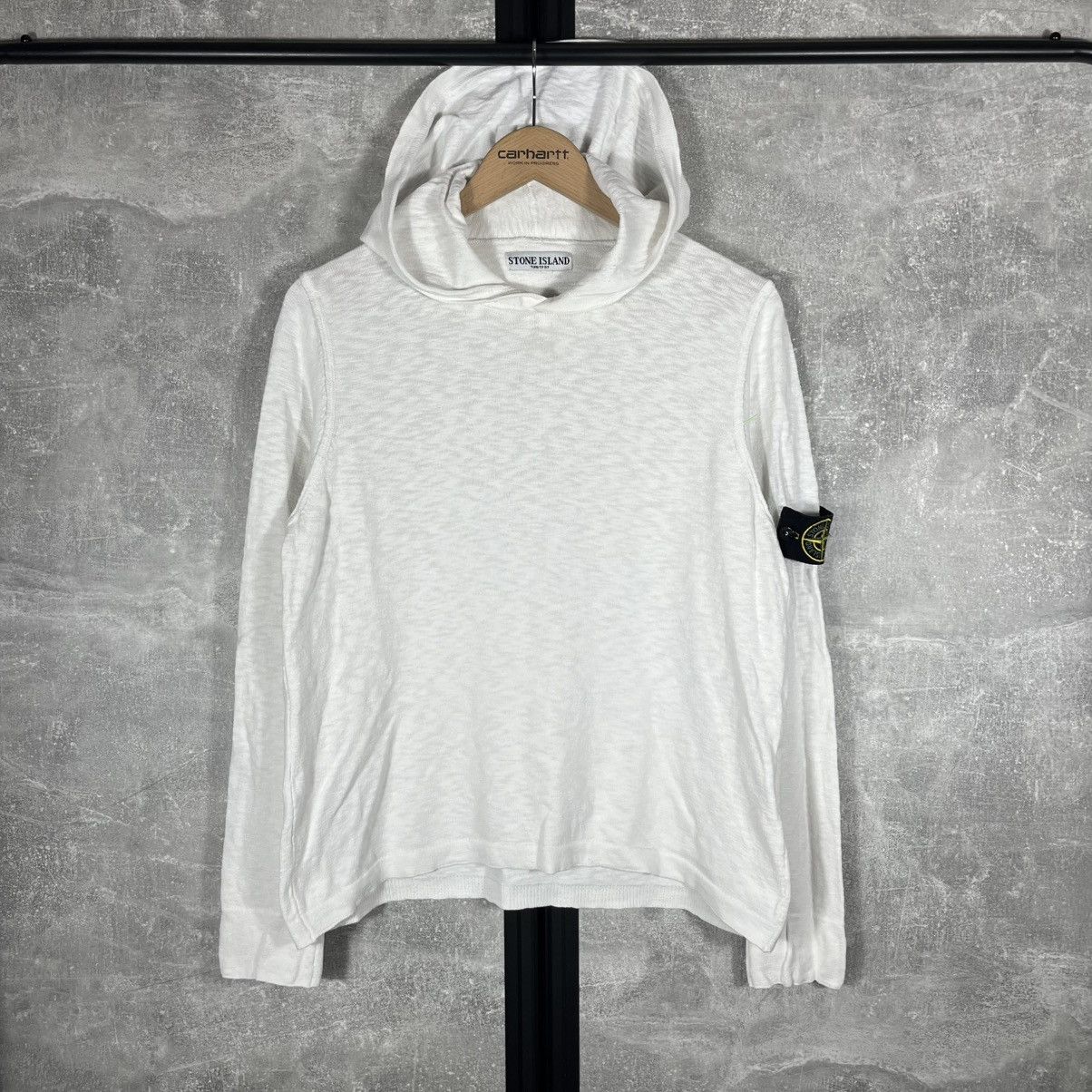 STONE ISLAND 00s VINTAGE ARCHIVE PULL HOODIE SWEATSHIRT HYPE 