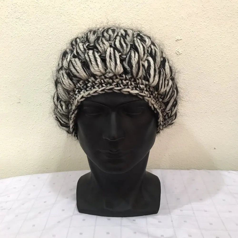 Japanese Brand Bureau Des Fantaisistes Knit Beanie Hat Size ONE SIZE - 3 Thumbnail