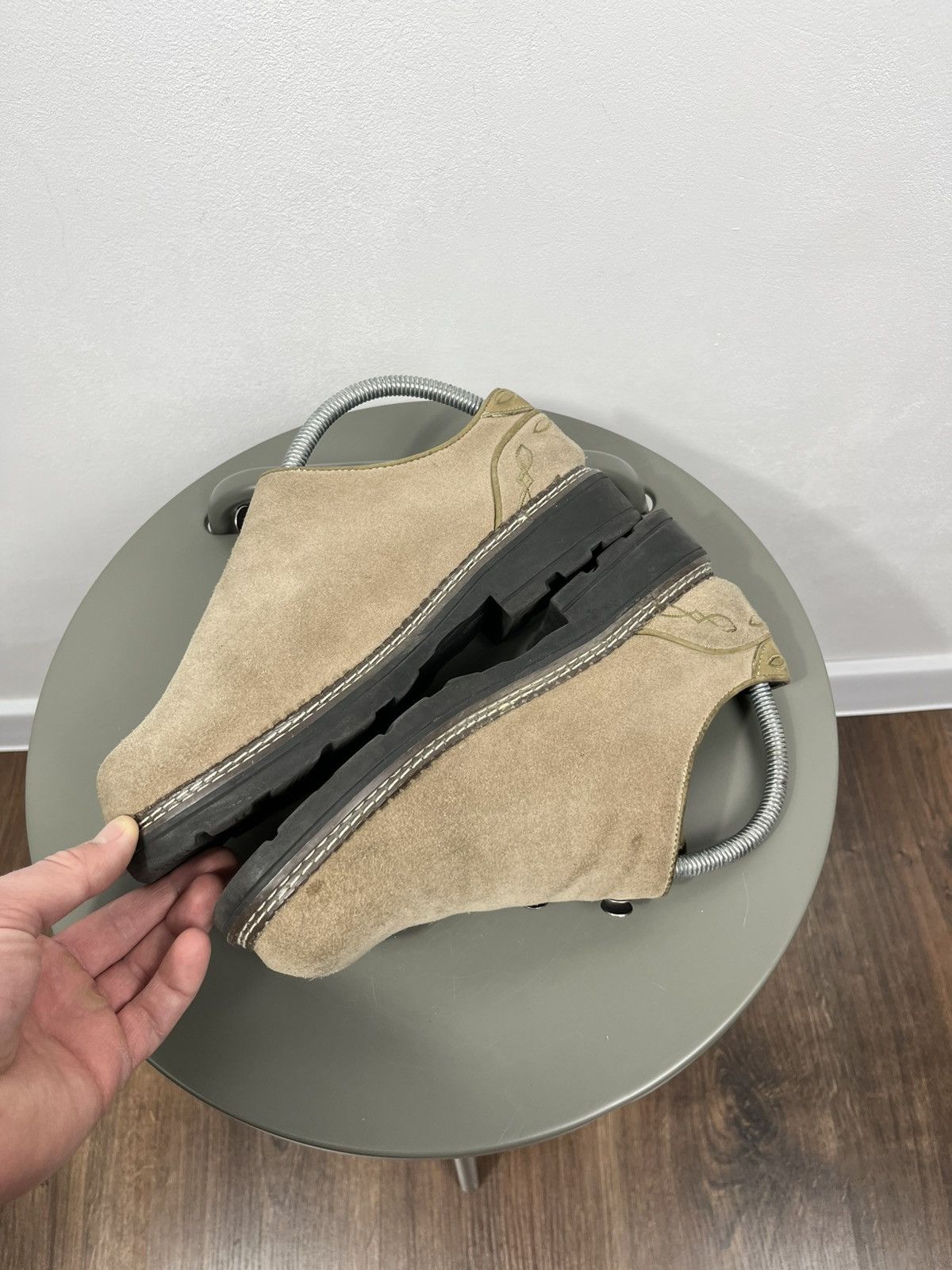 Other Suede Slip On Loafers Metal Buttons EU 40 Size US 7 / EU 40 - 7 Thumbnail