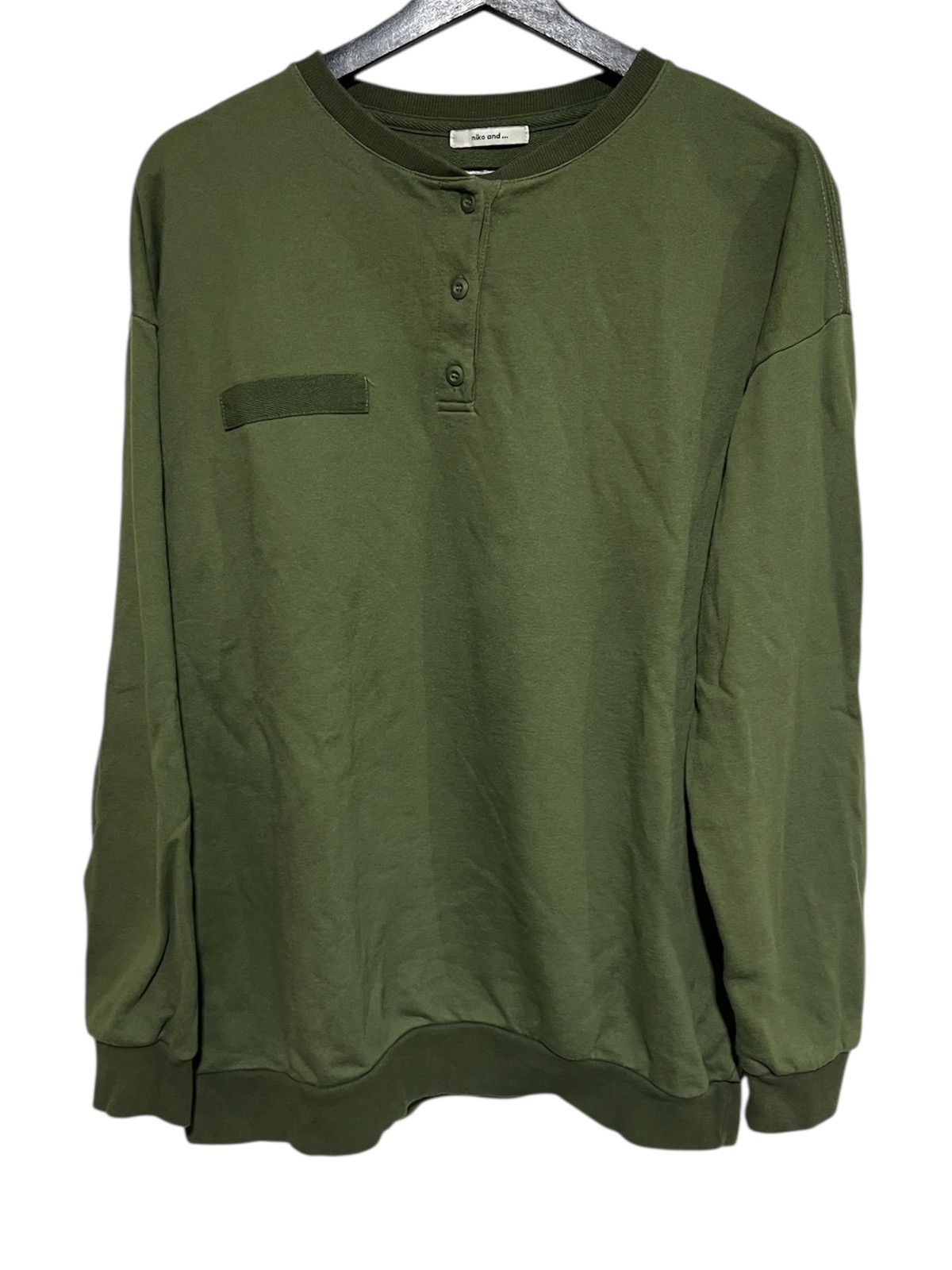 Japanese Brand Niko and... Green Crewneck Size US L / EU 52-54 / 3 - 1 Thumbnail