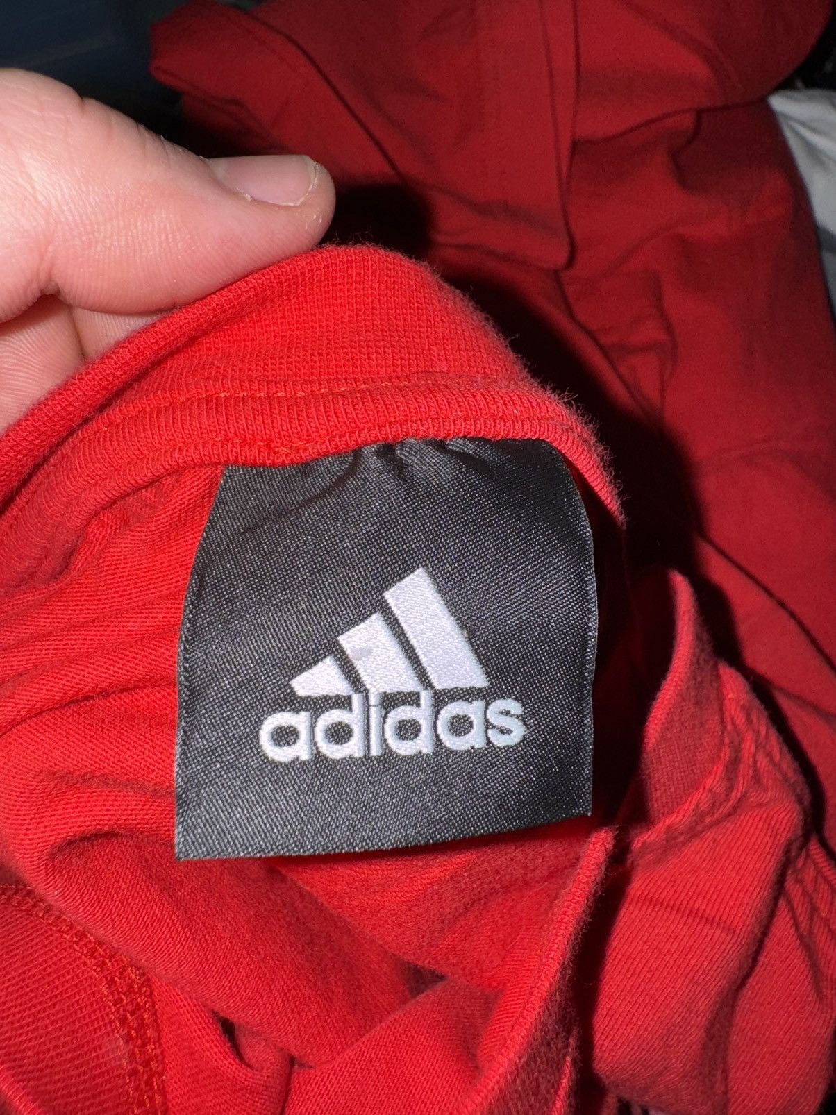 Adidas × NBA RARE 2012 Adidas NBA China Games Red T-shir Size US L / EU 52-54 / 3 - 4 Thumbnail
