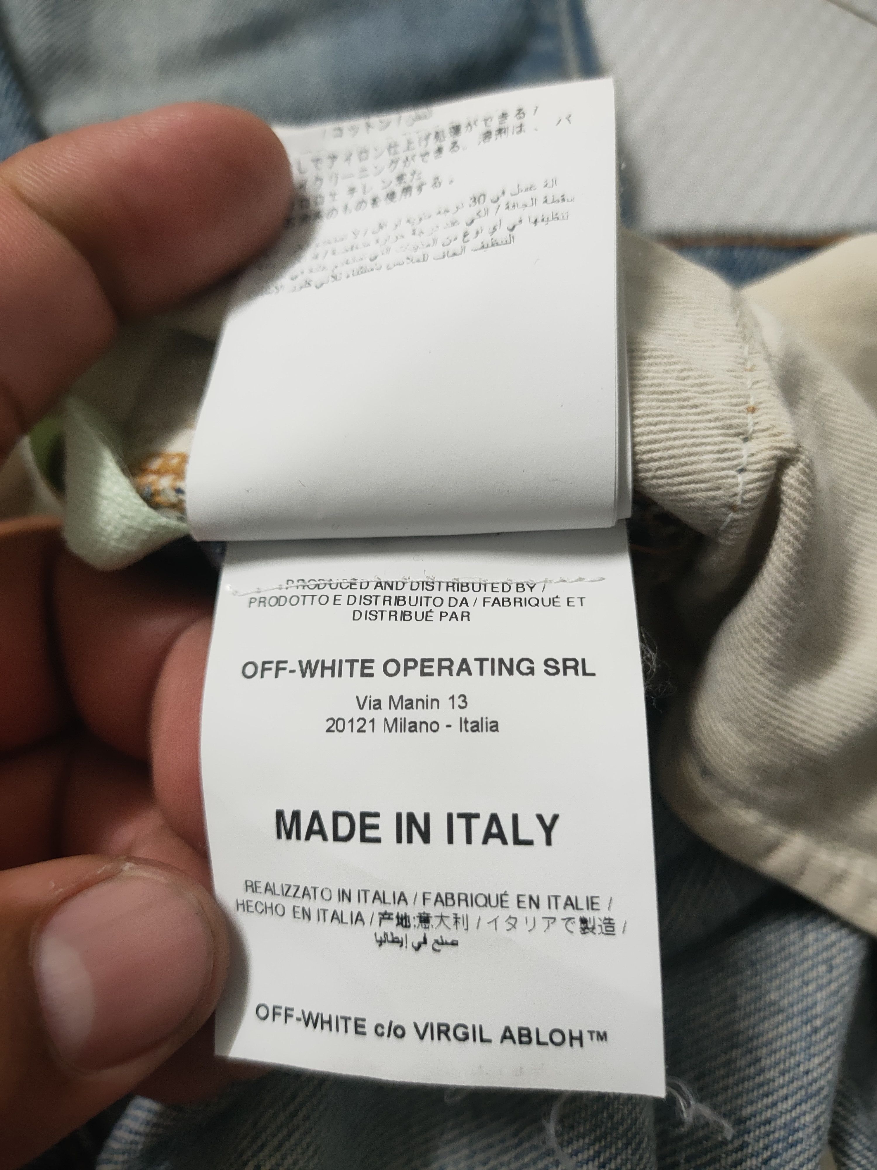 Off-White #Authentic# Off-White /Off-White “SKINNY FIT” Jeans Size US 28 / EU 44 - 14 Thumbnail