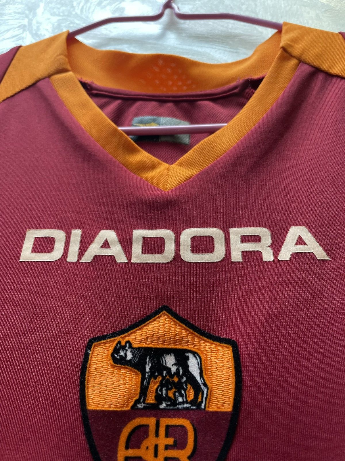 Diadora × Vintage TOTTI ROMA 2006 2007 HOME SHIRT SOCCER JERSEY VINTAGE Size US M / EU 48-50 / 2 - 4 Thumbnail