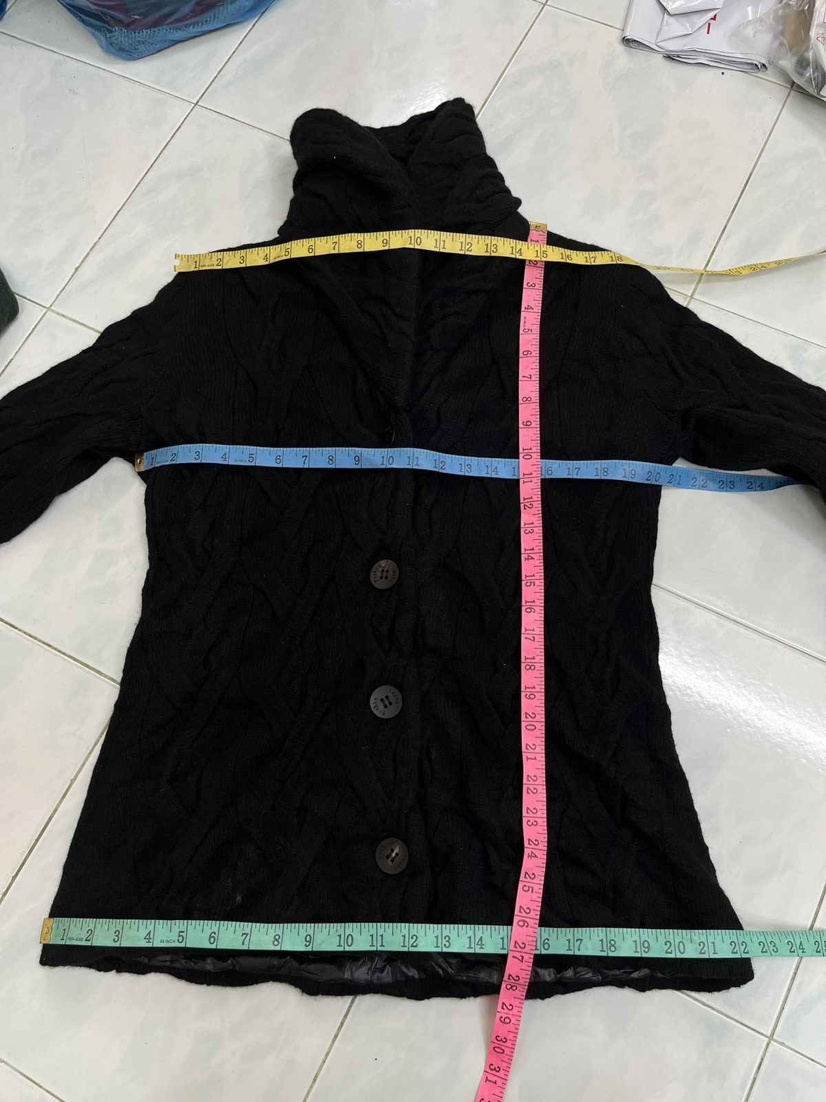 yoshie inaba A(62). YOSHIE INABA REVERSIBLE KNIT NYLON JACKET Size M / US 6-8 / IT 42-44 - 16 Thumbnail