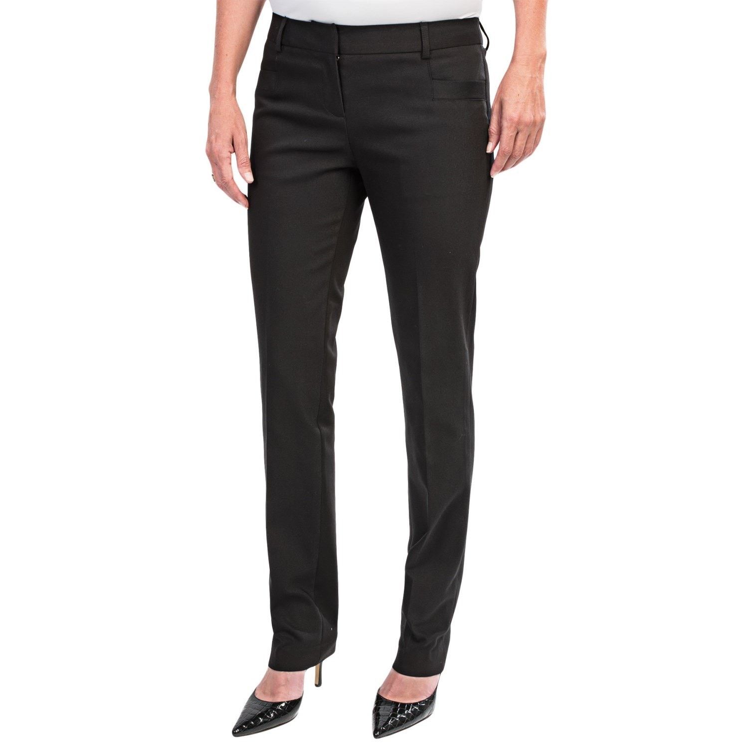 Nordstrom Amanda & Chelsea Contemporary Low Rise Straight Leg Pants Size 27" / US 4 / IT 40 - 1 Thumbnail