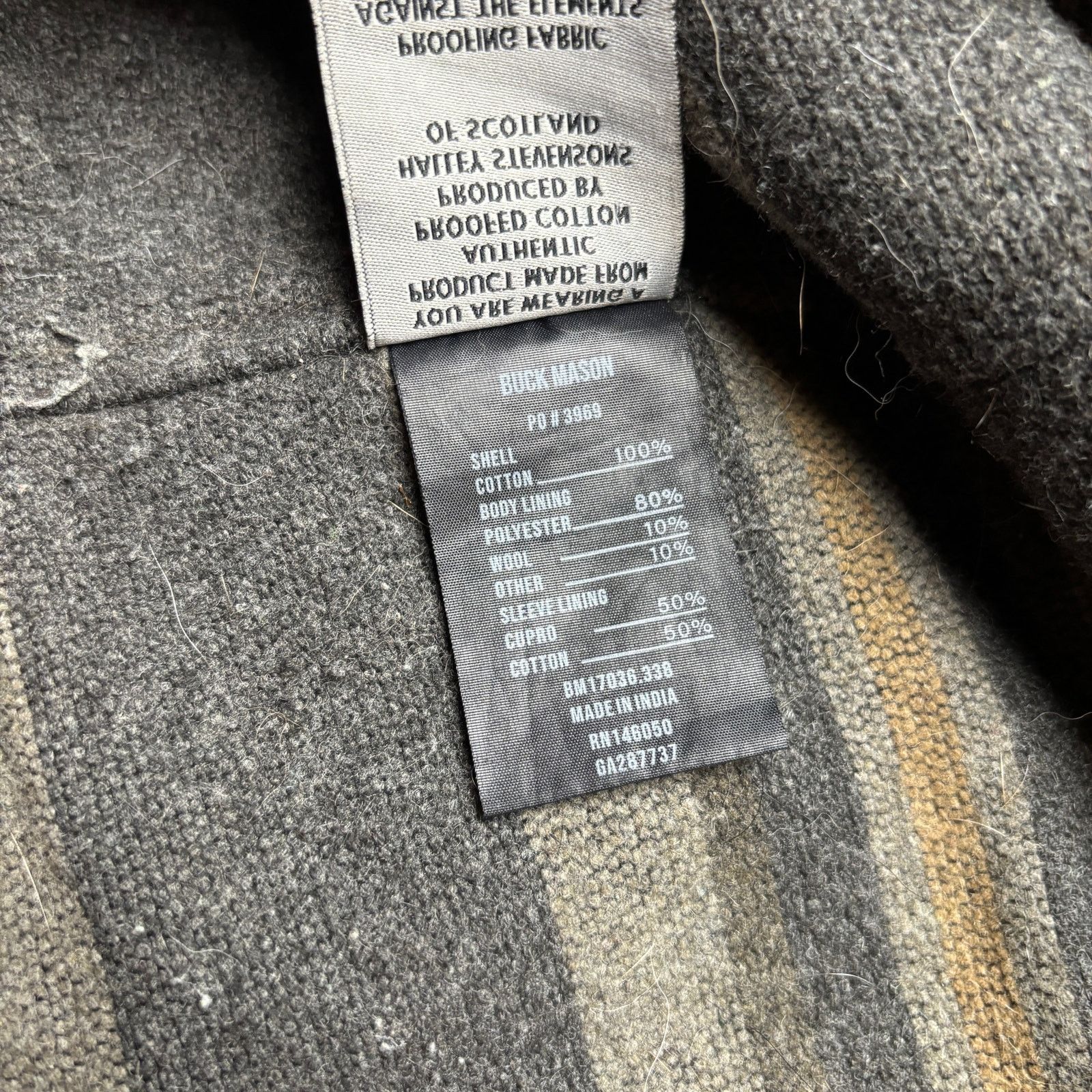 Buck Mason Buck Mason Dry Waxed Canvas Highland Jacket Men's Medium Size US M / EU 48-50 / 2 - 9 Thumbnail