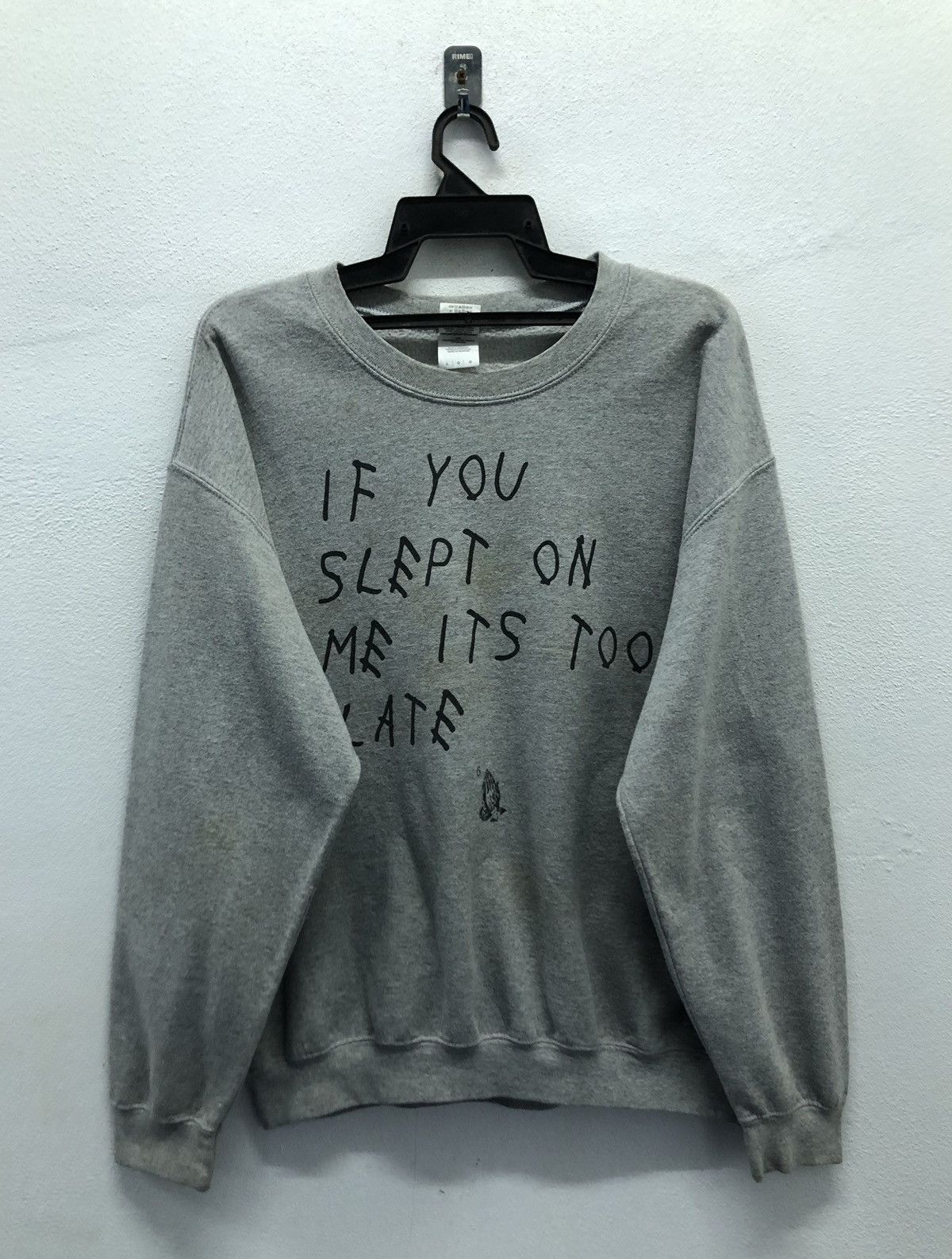 Vintage Vintage If You Slept On Me Its Too Late Sweatshirt Size US L / EU 52-54 / 3 - 1 Thumbnail