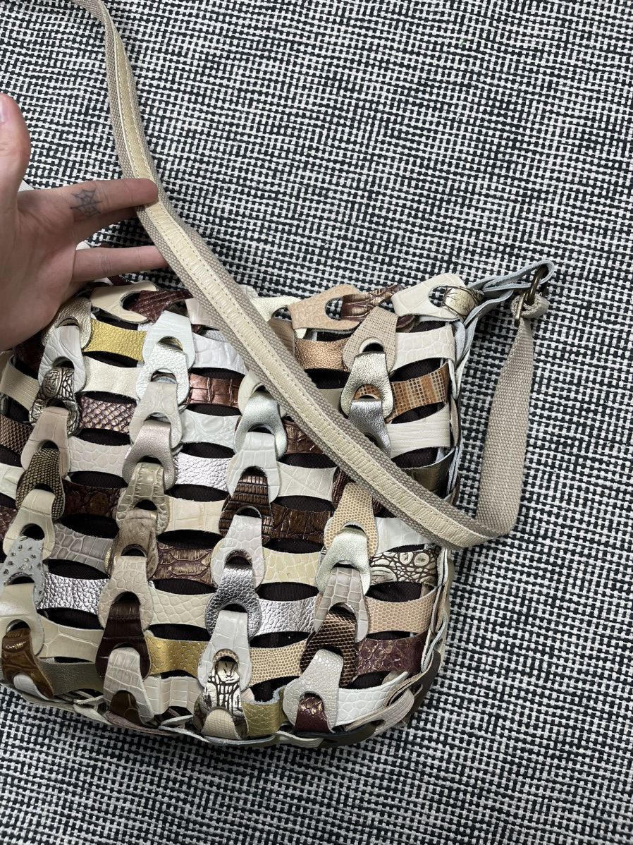 Other Avant garde patchwork leather crossbody bag octopus y2k Size ONE SIZE - 4 Thumbnail