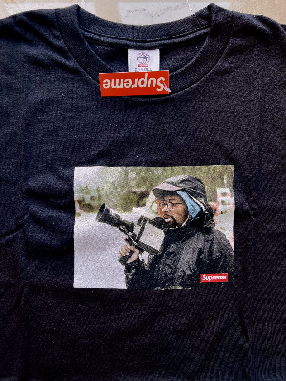 Supreme Supreme 40 acres Spike Lee photo tee Tshirt black box logo Size US M / EU 48-50 / 2 - 4 Thumbnail
