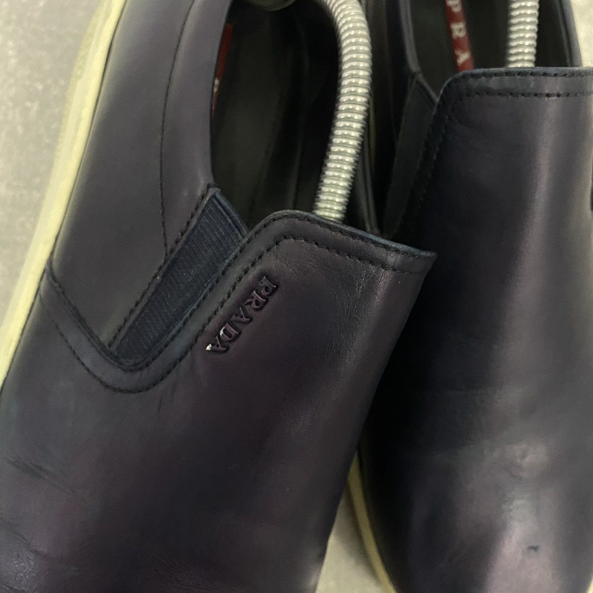 Prada Vintage Prada Shoes Leather Sneakers Slip-on Size US 8 / EU 41 - 4 Thumbnail