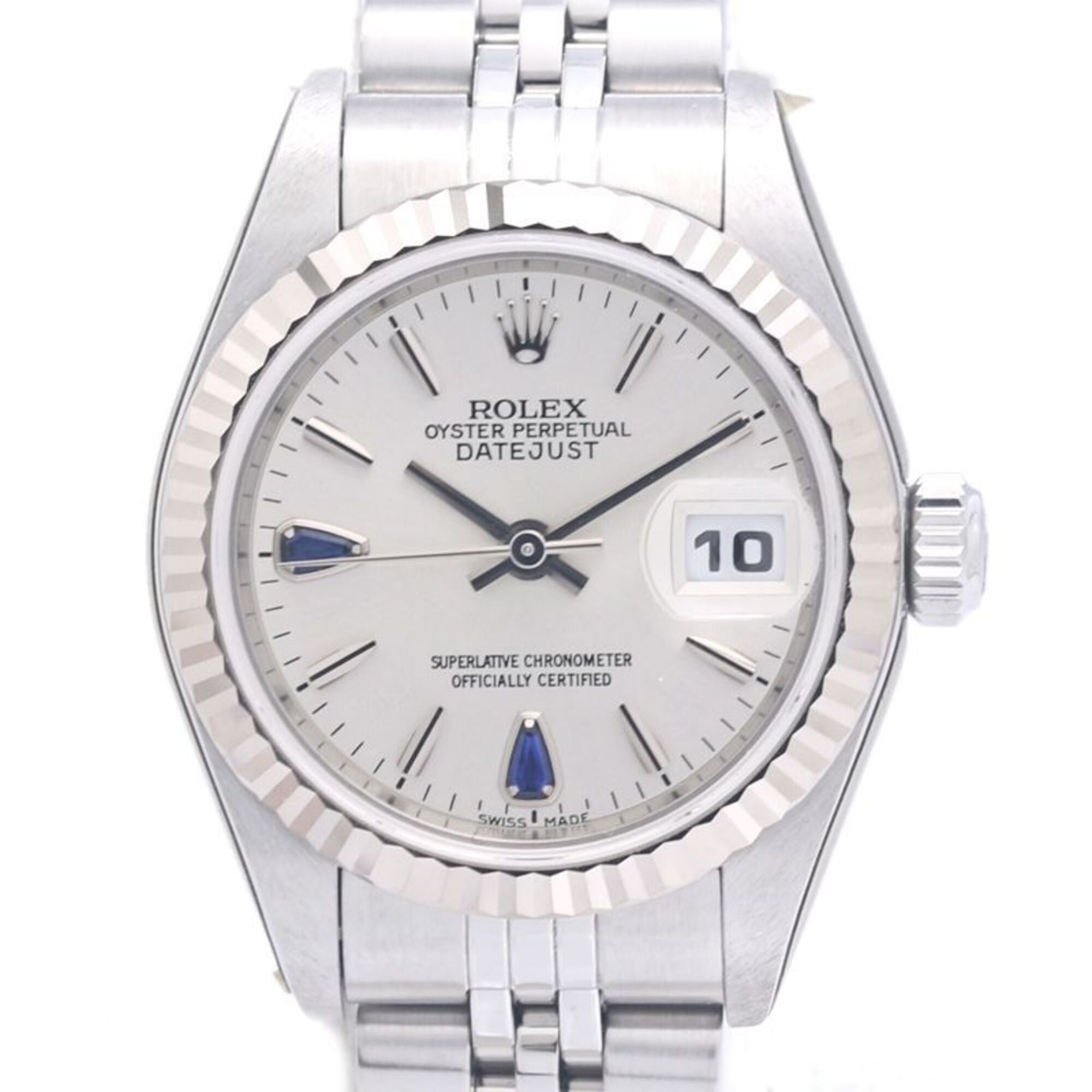 Rolex ROLEX Datejust Sapphire 2P 79174 Women's Watch 18K White Gold x Stainless Steel 40301 Size ONE SIZE - 1 Thumbnail