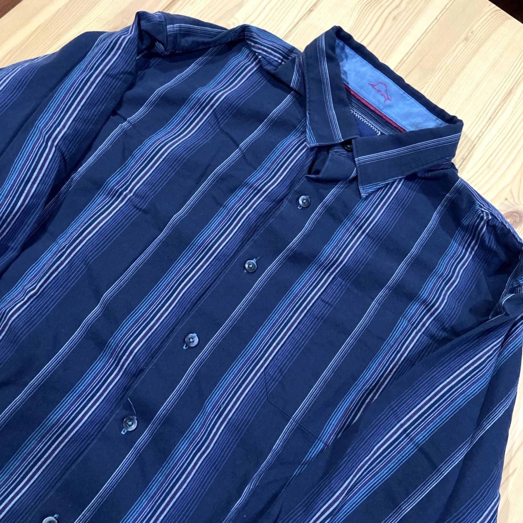 Tommy Bahama Tommy Bahama Button-Up Shirt L Regular Classic Hawaiian Blue Cotton Silk Spandex Size US L / EU 52-54 / 3 - 2 Thumbnail