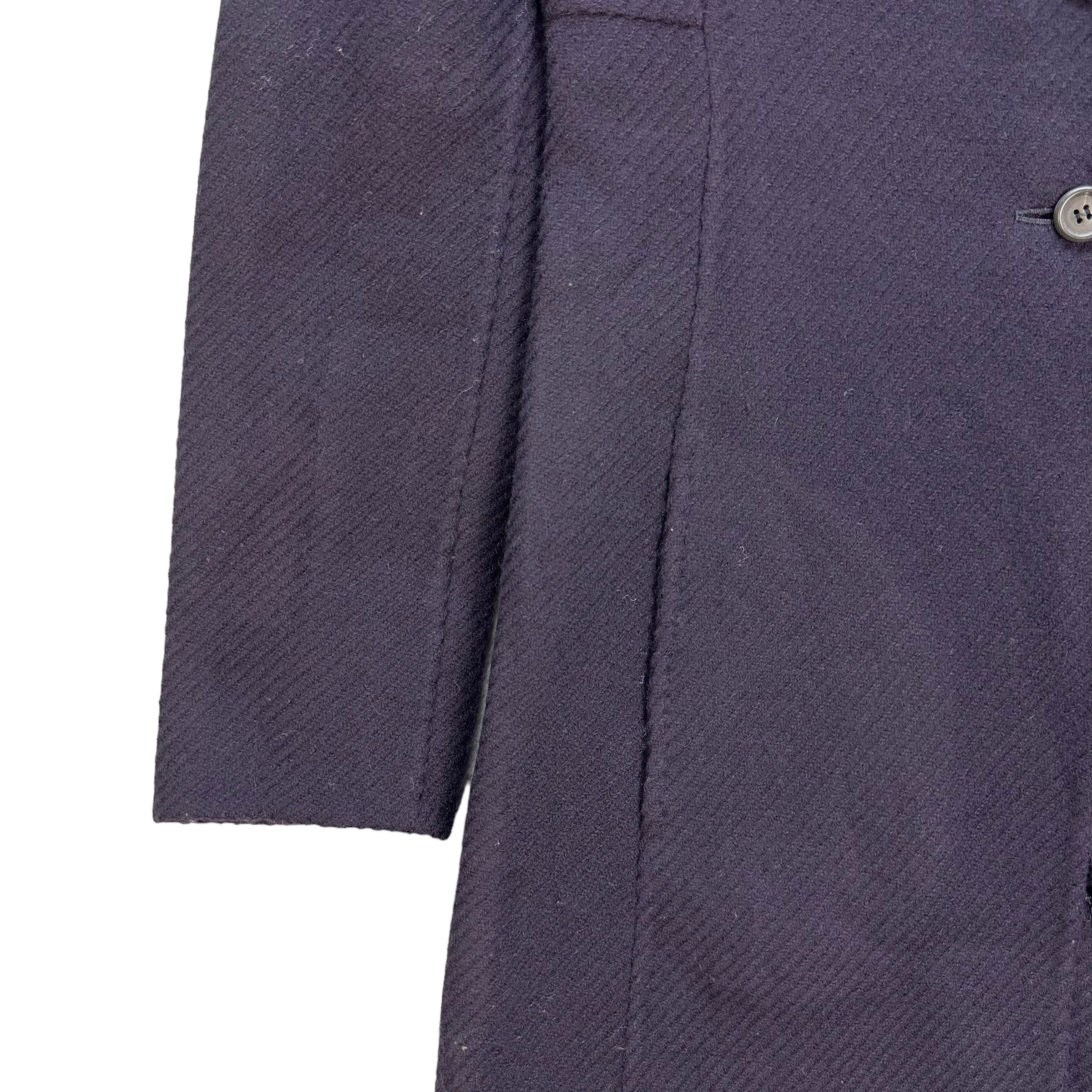 Prada PRADA MILANO PURPLE WOOL COAT #7781-171 Size S / US 4 / IT 40 - 5 Thumbnail