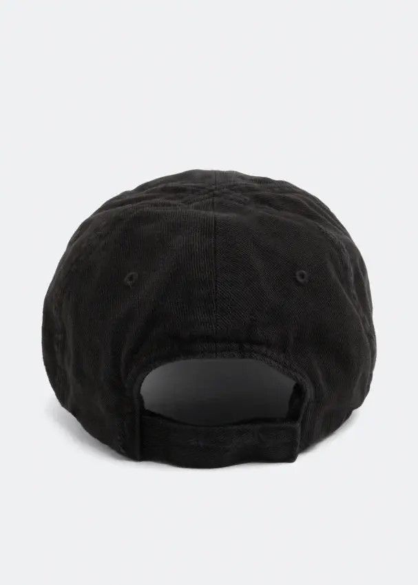 Balenciaga o1s1rm1224 Size: M / Front Logo Hat/Cap in Black Size ONE SIZE - 3 Thumbnail