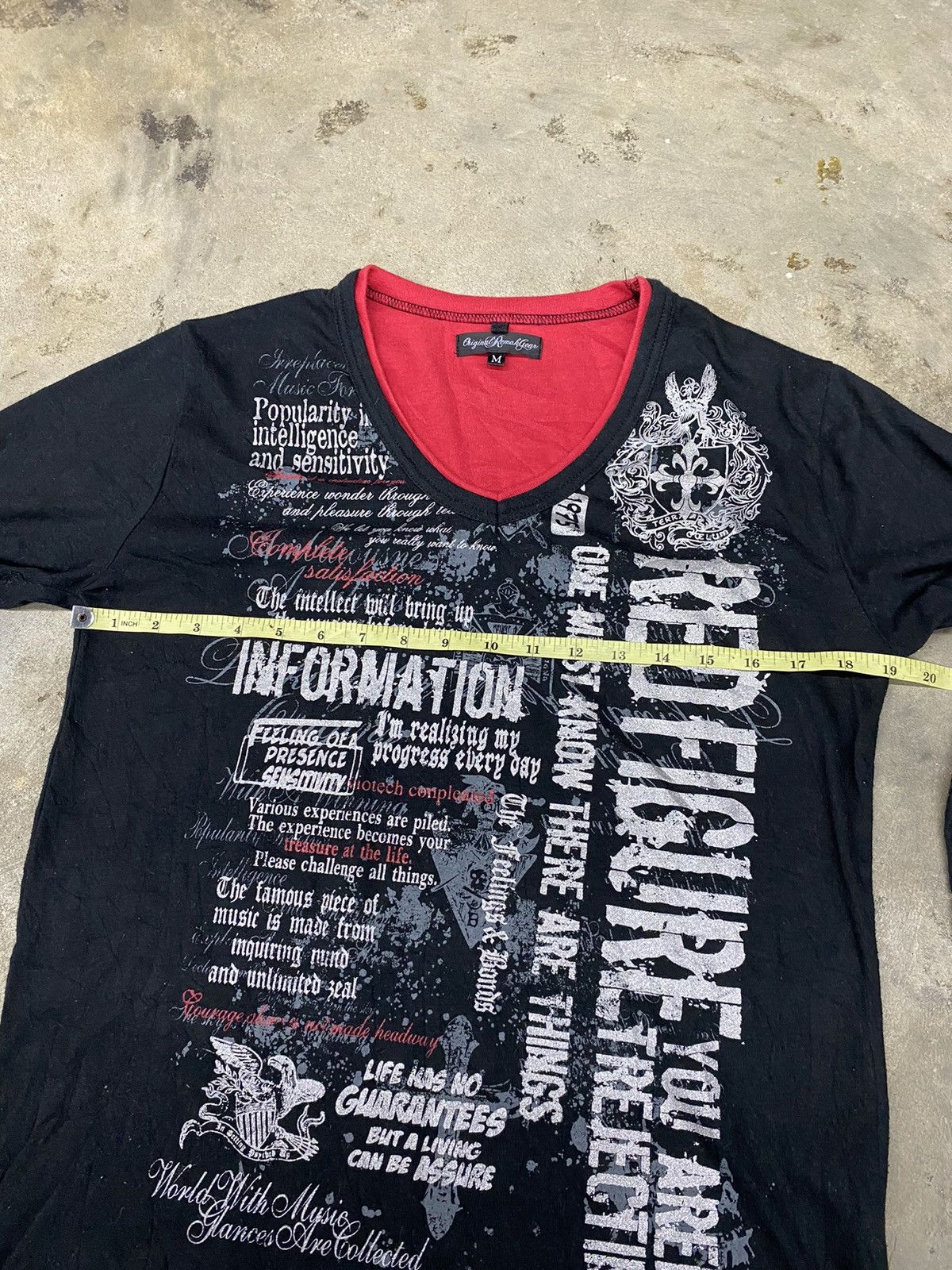 If Six Was Nine × Japanese Brand japanese brand poem double layer red figure cross longsleeve Size US M / EU 48-50 / 2 - 8 Thumbnail