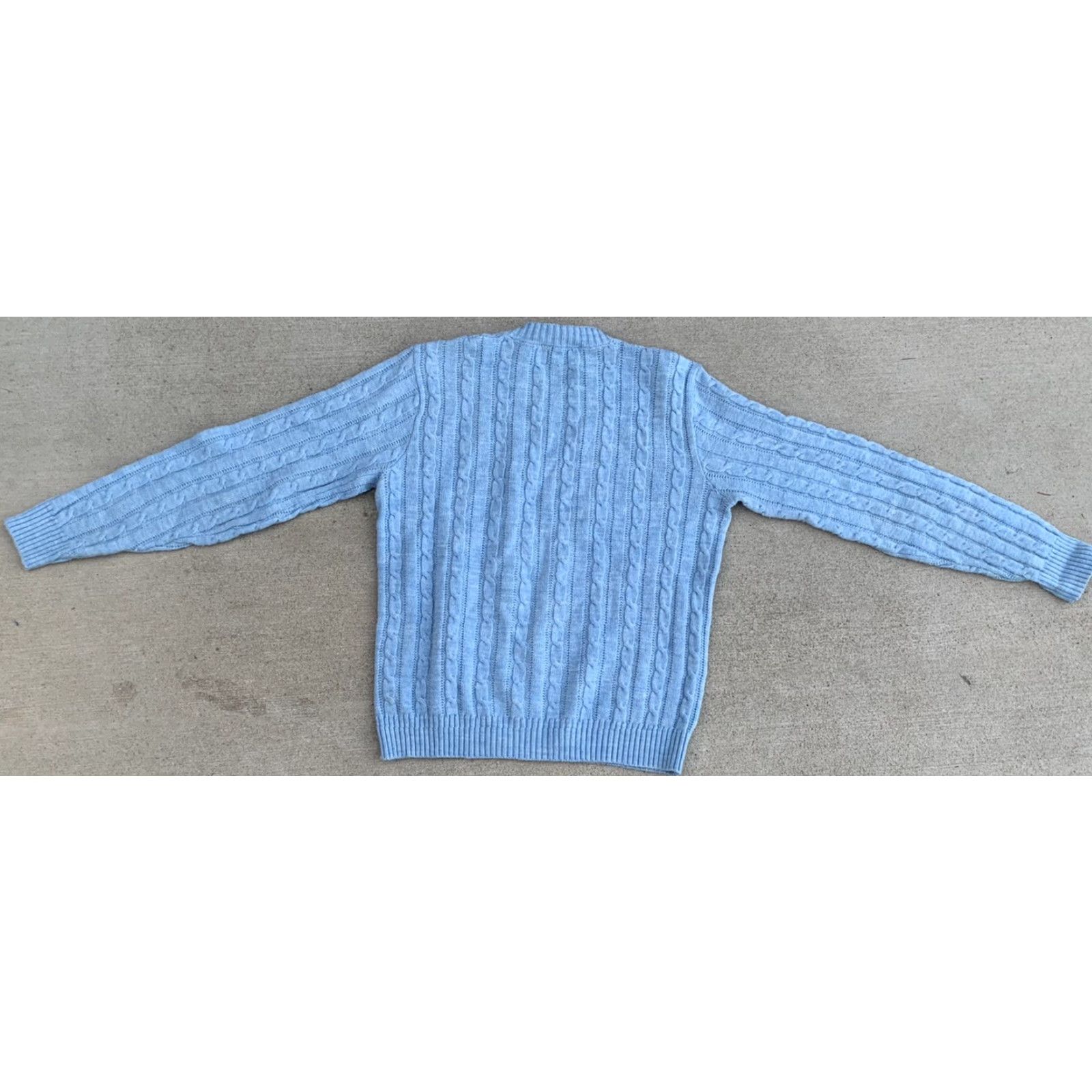 Jantzen Vintage Jantzen Made in USA Light Blue Cable Knit Sweater Size M User: Vintage Jantzen Made in USA Light Blue Cable Knit Sweater Size M Size M / US 6-8 / IT 42-44 - 3 Thumbnail