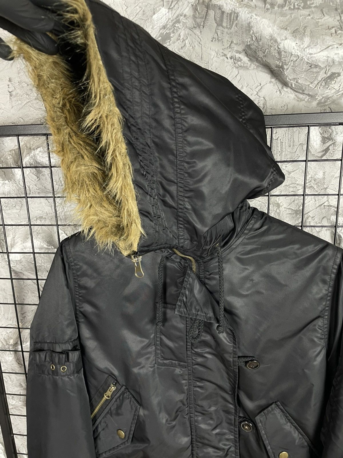 Junya Watanabe Y2K Fur Bomber If Six Was Nine Archive LGB GOA Japanese Vibe Size US S / EU 44-46 / 1 - 12 Thumbnail