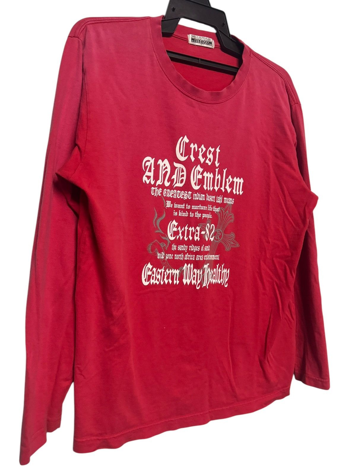 Vintage 💥RARE PUNK DESIGN CROSS EXTRA-82 AFFLICTION STYLE SUNFADED Size US L / EU 52-54 / 3 - 3 Thumbnail