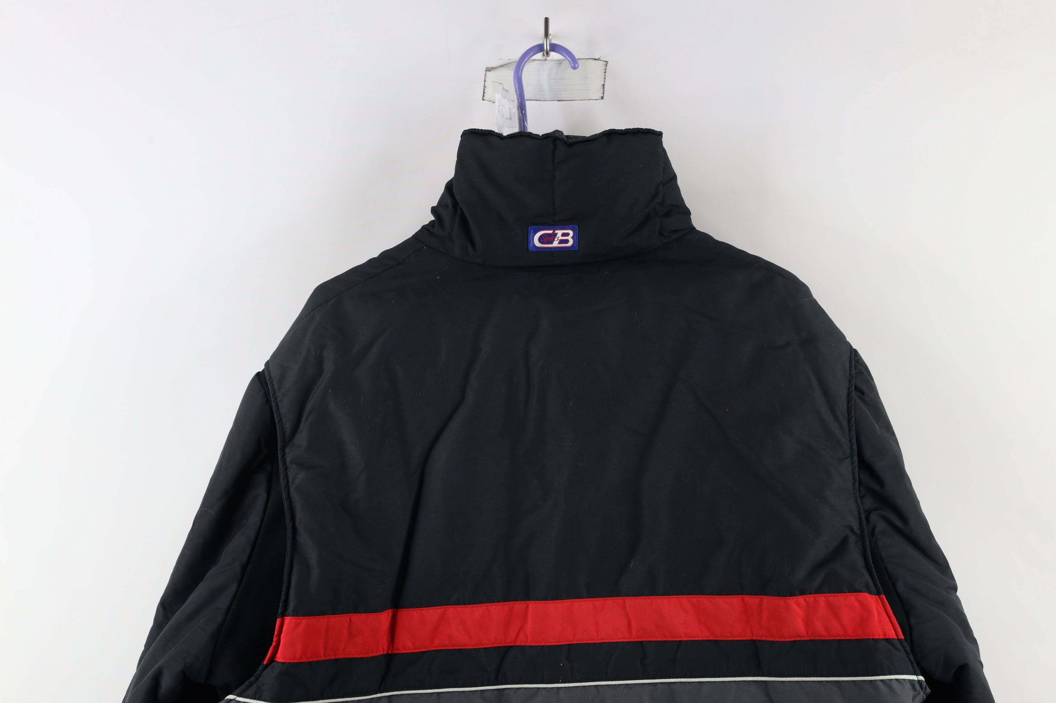 Vintage Vintage 90s Streetwear Striped Duck Down Puffer Jacket USA Size US XL / EU 56 / 4 - 18 Thumbnail