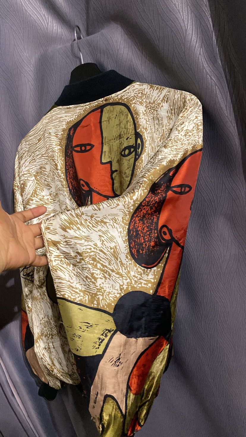 Vintage 🔥OFFER🔥VINTAGE PICASSO AOP ART SATIN BOMBER JCKT KOREA LARGE Size US L / EU 52-54 / 3 - 12 Thumbnail
