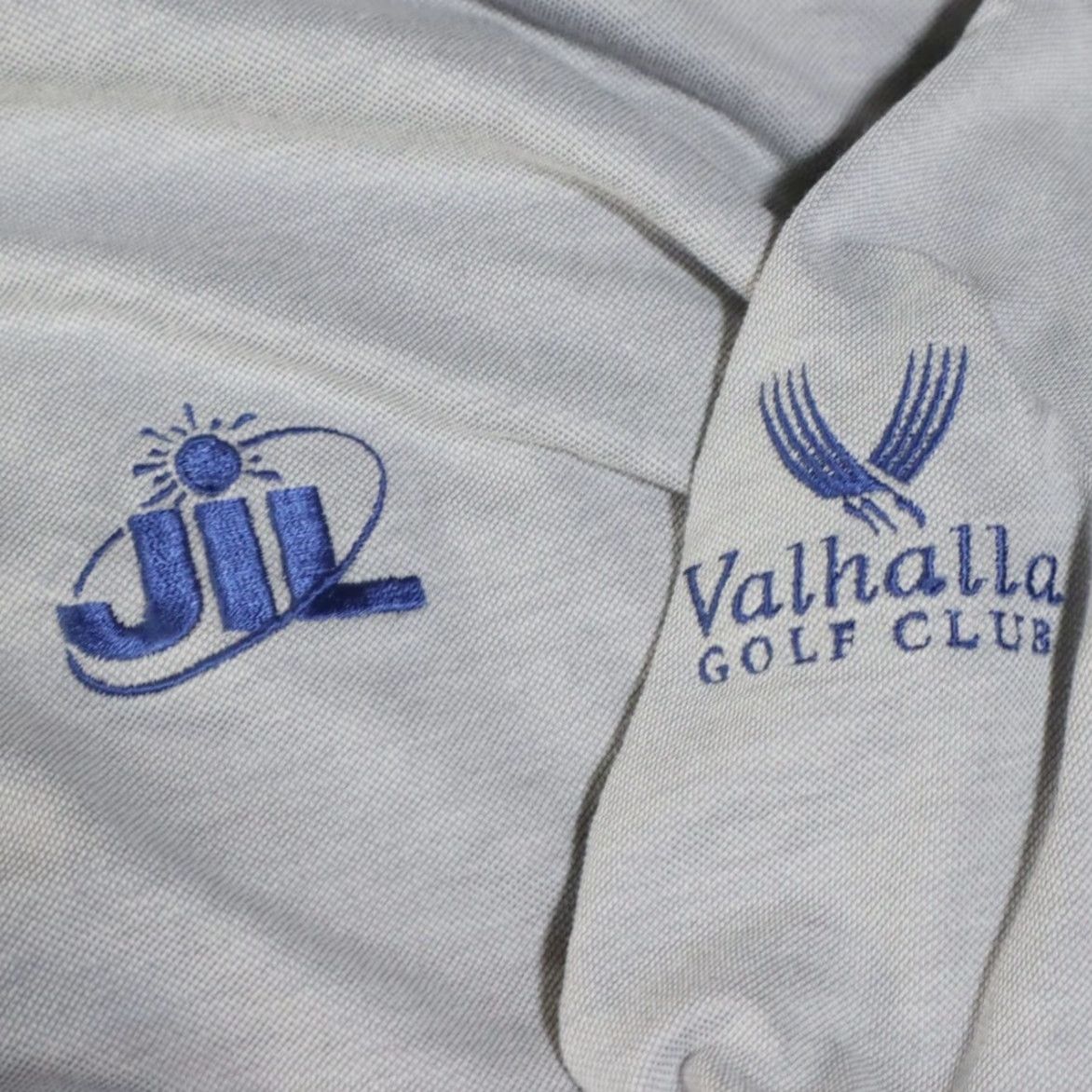 Peter Millar VINTAGE Peter Millar Valhalla GC Crown Crafted Knit Long Sleeve Polo Shirt Gray Mens XL Size US XL / EU 56 / 4 - 6 Thumbnail