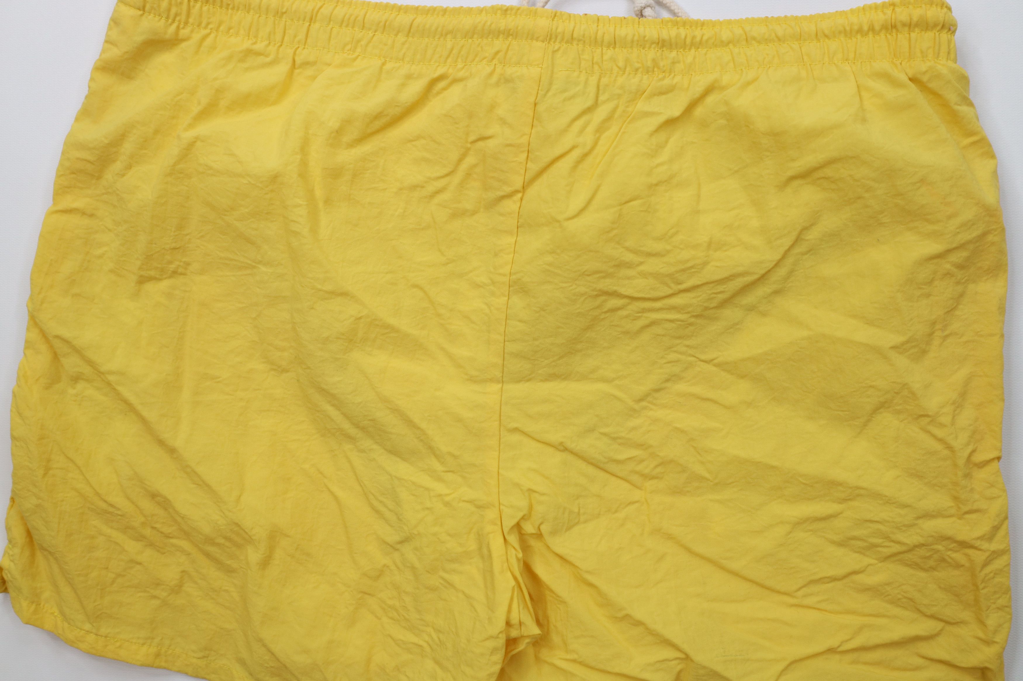 Vintage Vintage 80s 90s Streetwear Surf Swim Trunks Shorts Yellow Size US 32 / EU 48 - 11 Thumbnail