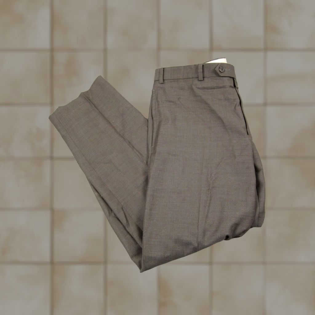 Brooks Brothers Brooks Brothers Pants Mens W36 L30 Brown 346 Fitzgerald Fit 100% Wool Formal Dress Pants Flat Front Size US 36 / EU 52 - 1 Thumbnail