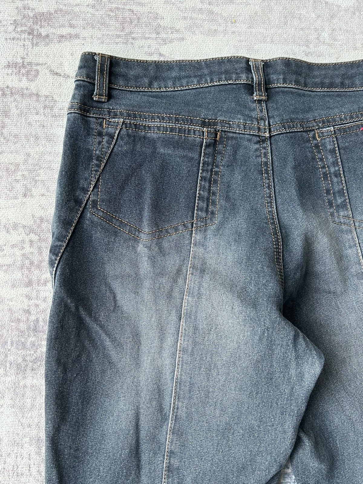 14th Addiction Flared Punk Rock Design Jeans Size US 30 / EU 46 - 13 Thumbnail