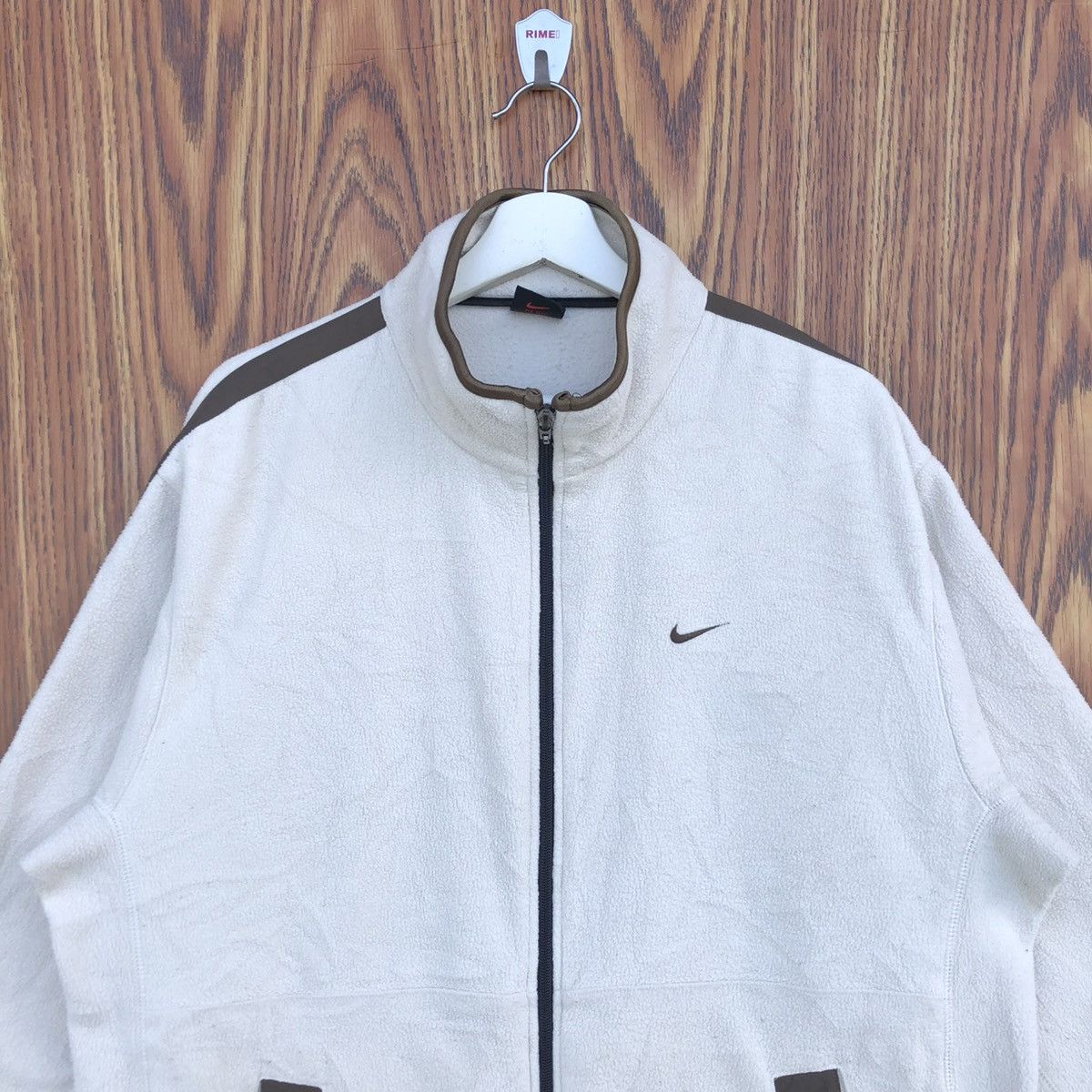 Nike Vintage Nike fleece Jacket Pullover Sweatshirt Size US L / EU 52-54 / 3 - 3 Thumbnail