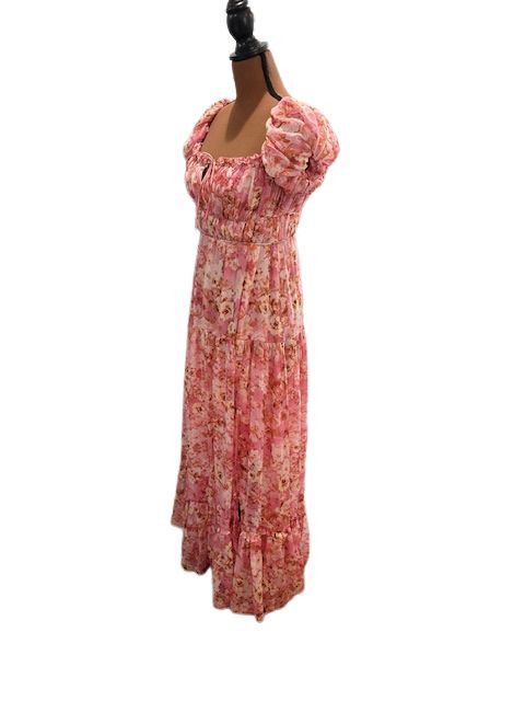 ASTR The Label ASTR “Roseline” Off Shoulder Floral Tiered Maxi Dress Size S / US 4 / IT 40 - 4 Thumbnail