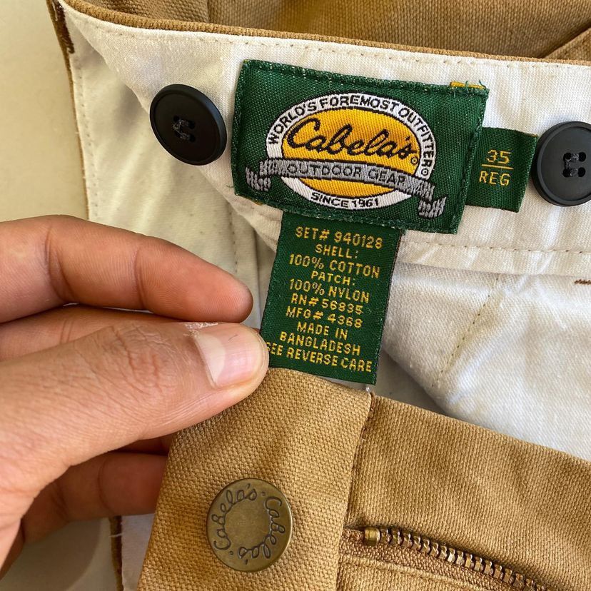 Cabelas × Vintage VINTAGE CABELAS DOUBLE KNEE Size US 35 - 6 Thumbnail