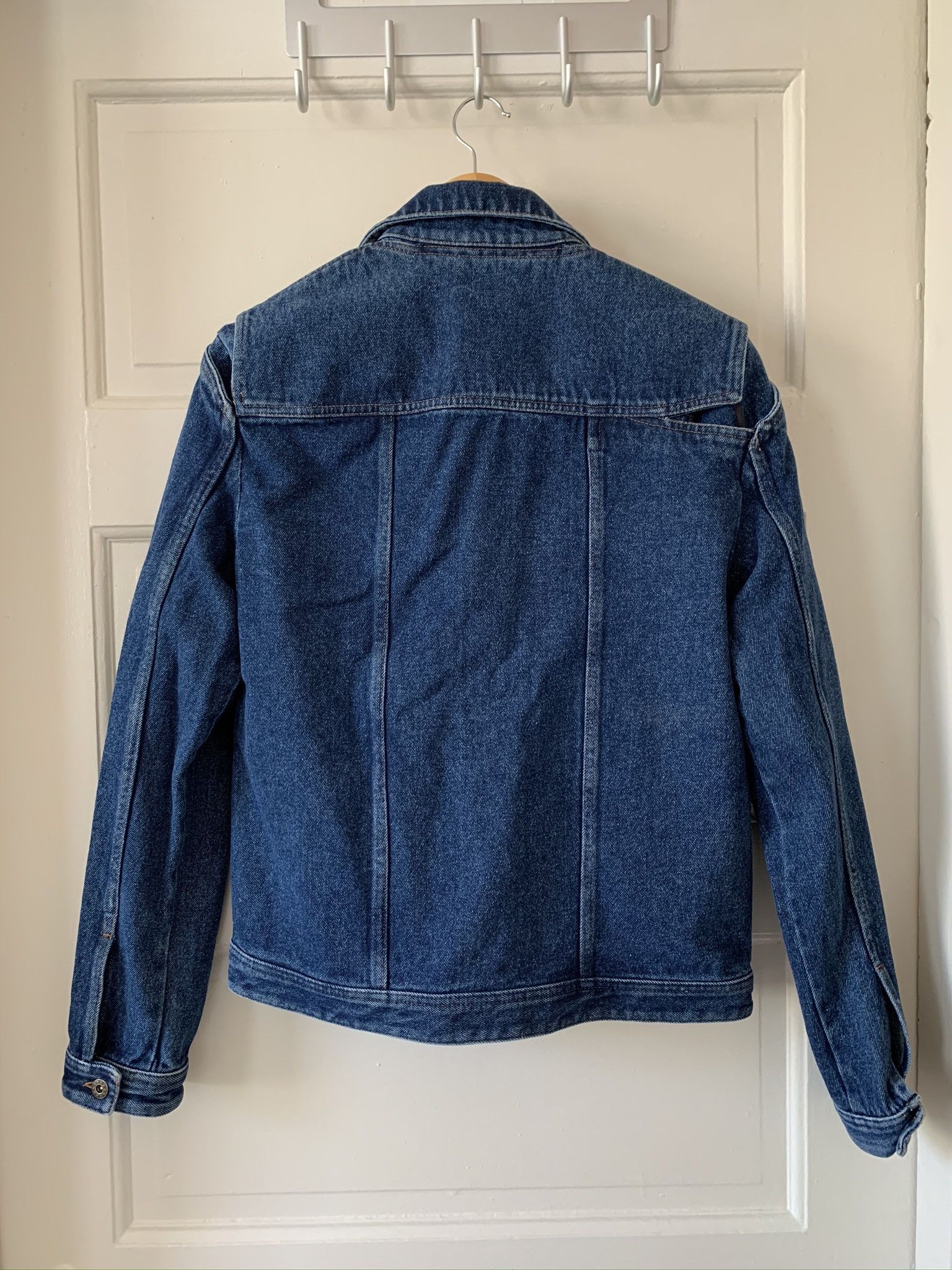 Y/Project Blue Layered Denim Jacket with Cut Outs Size US S / EU 44-46 / 1 - 8 Thumbnail