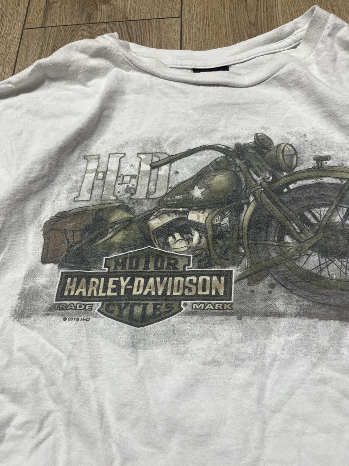 Harley Davidson × Vintage Vtg Harley Davidson rare t Shirt Size US XXL / EU 58 / 5 - 3 Thumbnail