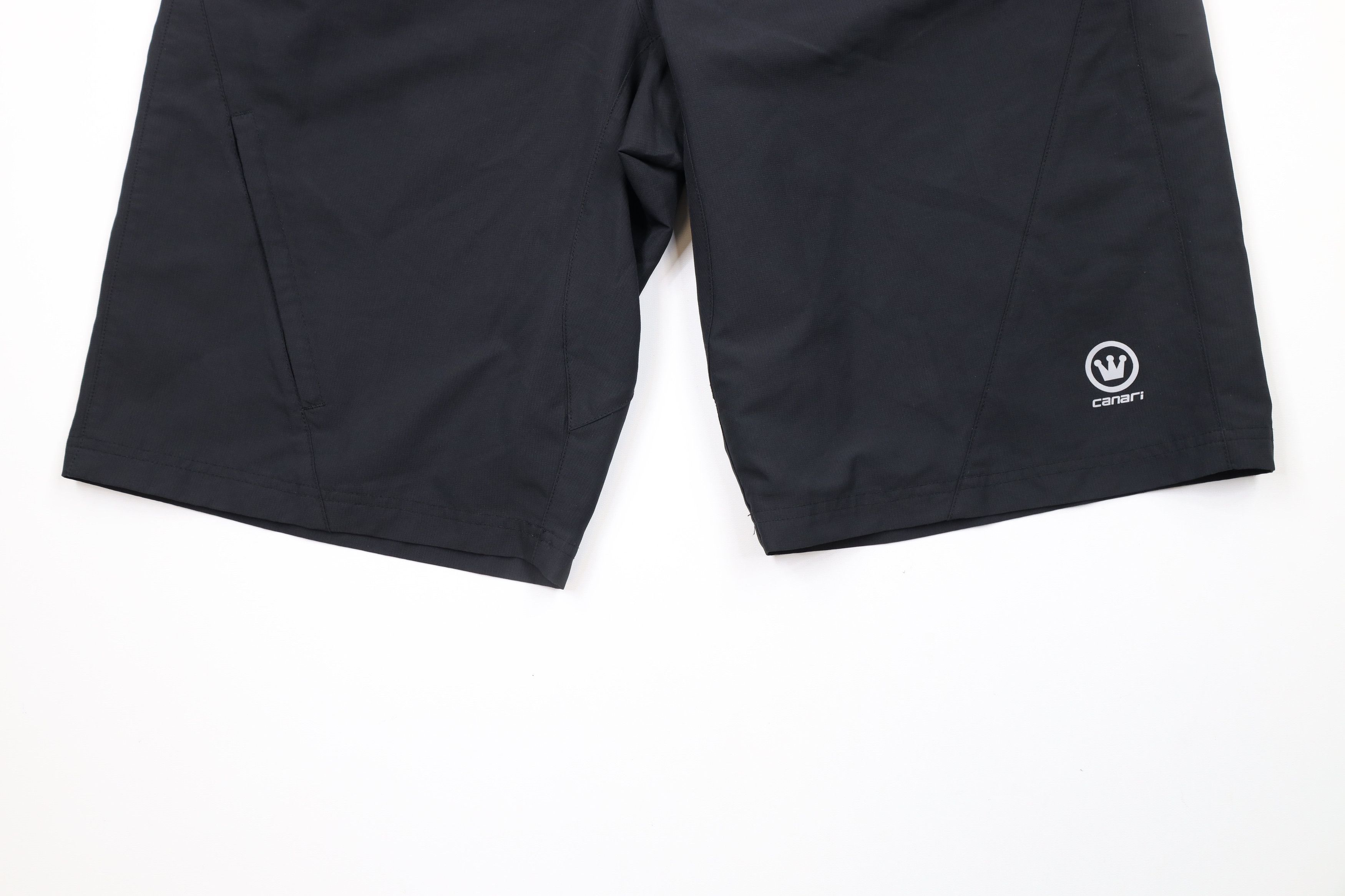 Canari × Vintage Canari Out Reflective Hybrid Bicycle Cycling Shorts Black Size US 36 / EU 52 - 4 Thumbnail