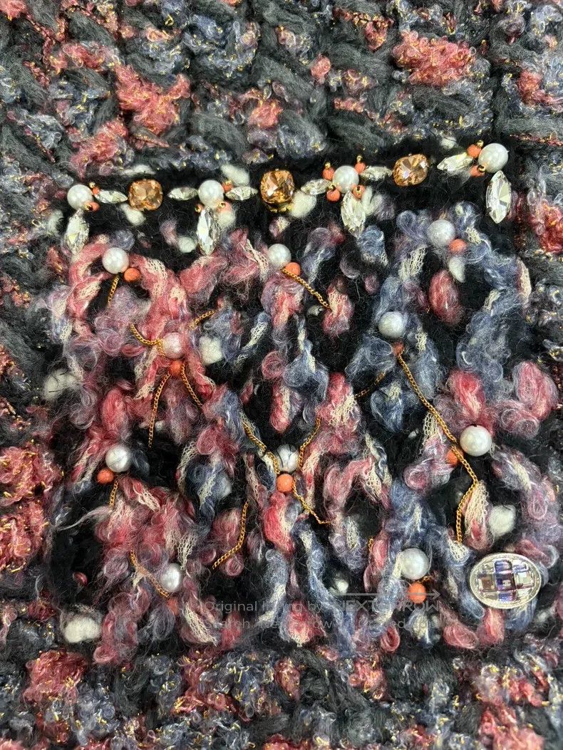 Chanel Chanel Handicraft workshop rhinestone beaded knitted cardi Size XS / US 0-2 / IT 36-38 - 5 Thumbnail