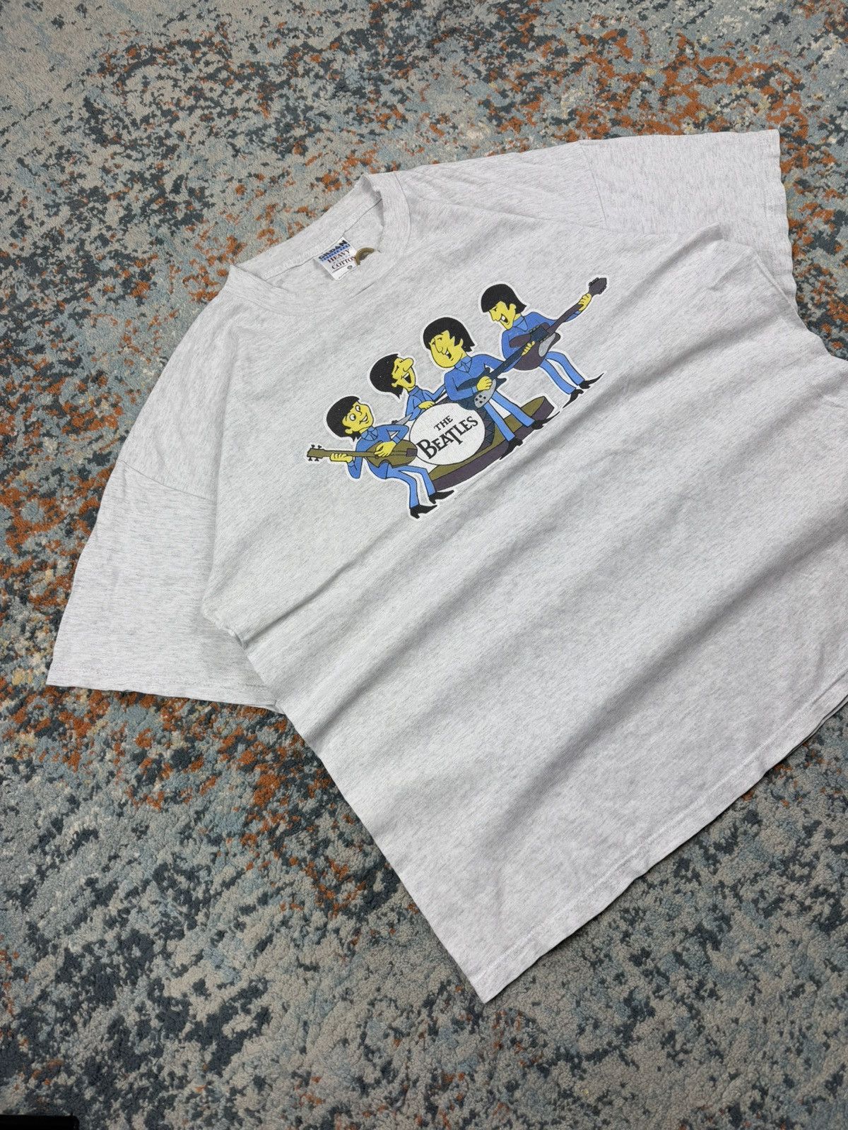 Band Tees × Vintage Vintage 1997 The Beatles cartoon style graphic band tee Size US XL / EU 56 / 4 - 3 Thumbnail